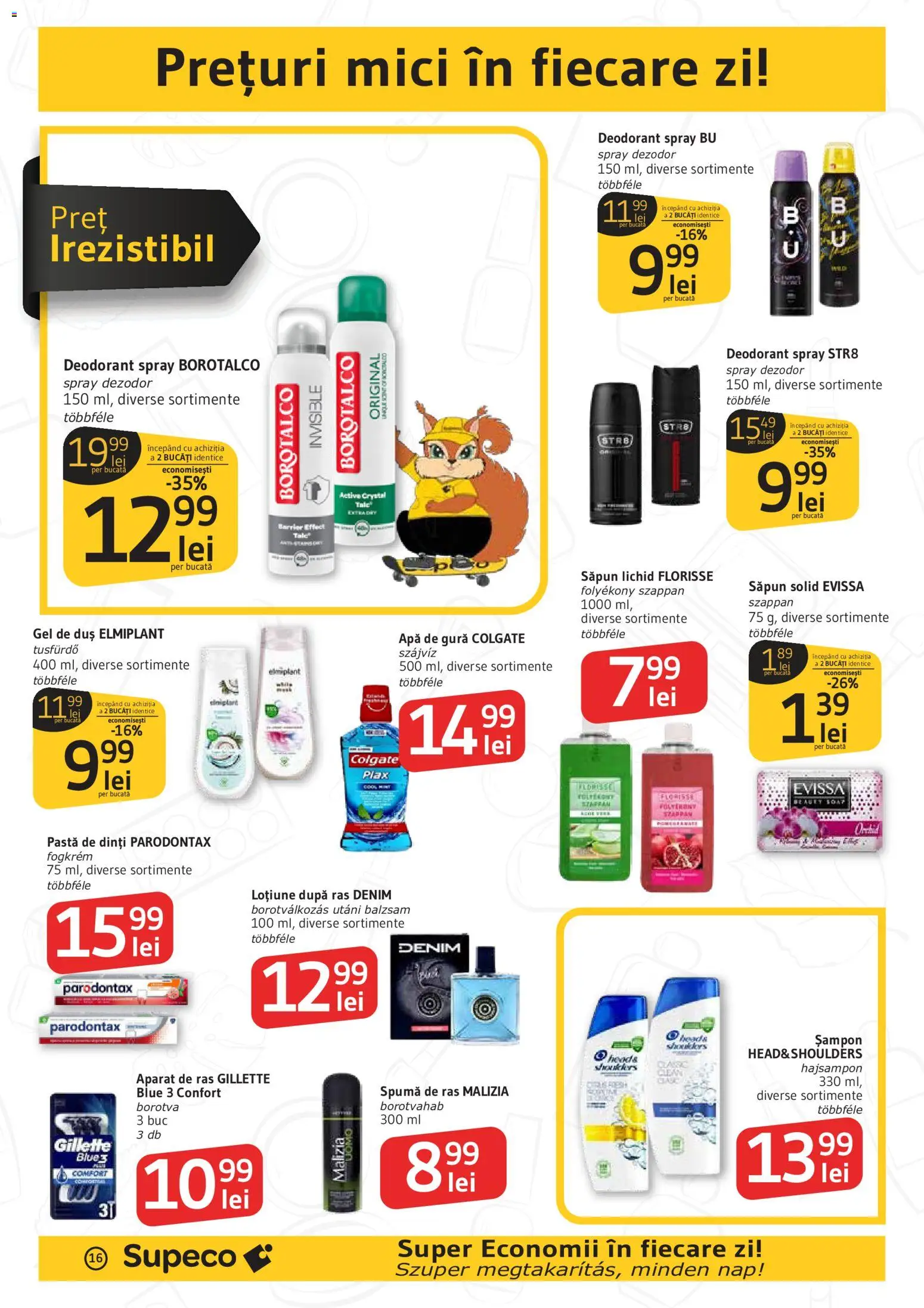Catalog Supeco 11 - 23 Iunie 2026 | Pagina 16 | Produse: Săpun solid, Mici, Spumă de ras, Săpun lichid