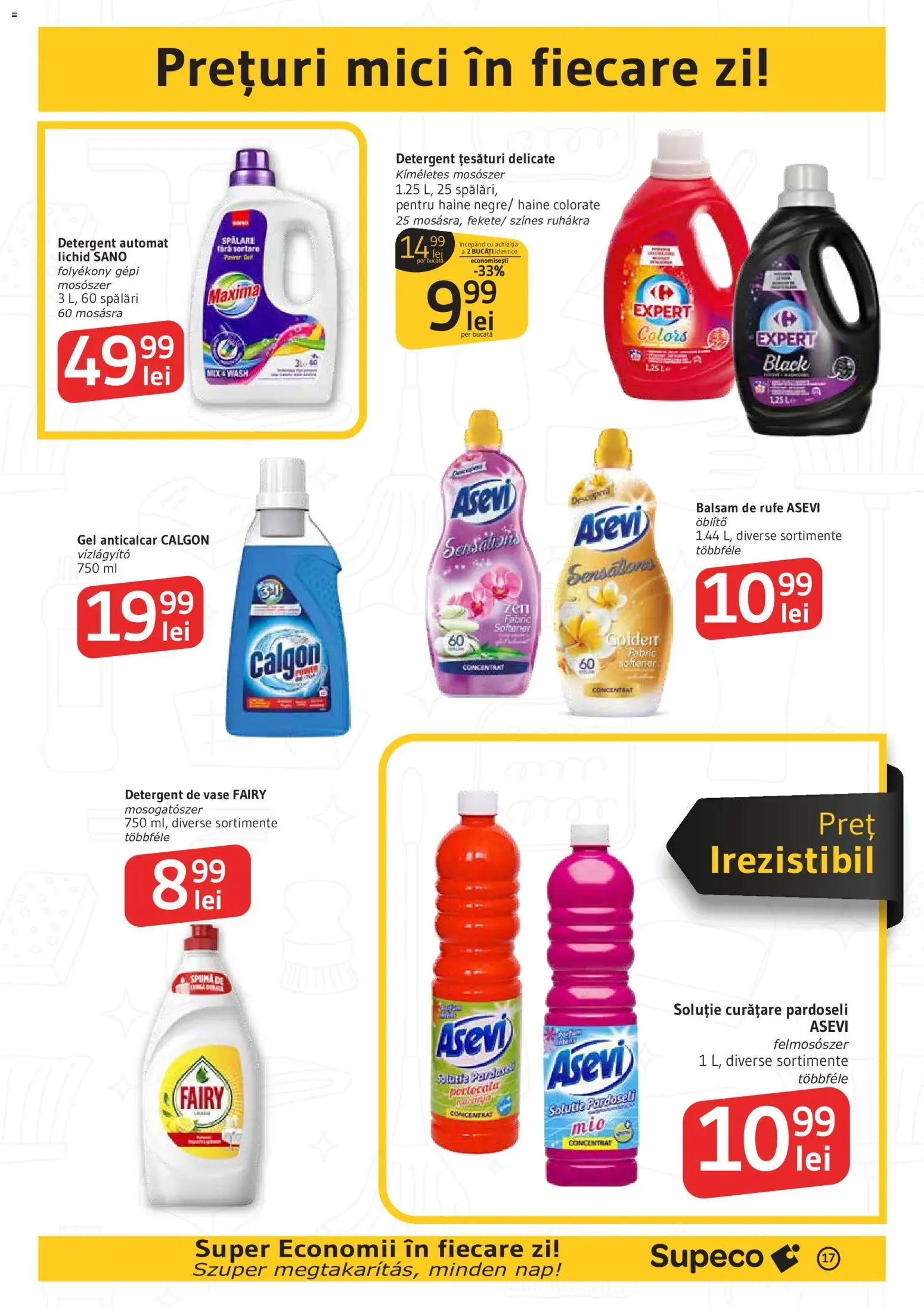 Catalog Supeco 11 - 23 Iunie 2026 | Pagina 17 | Produse: Detergent de vase, Kedi Ödül Oyuncakları, Mici, Detergent