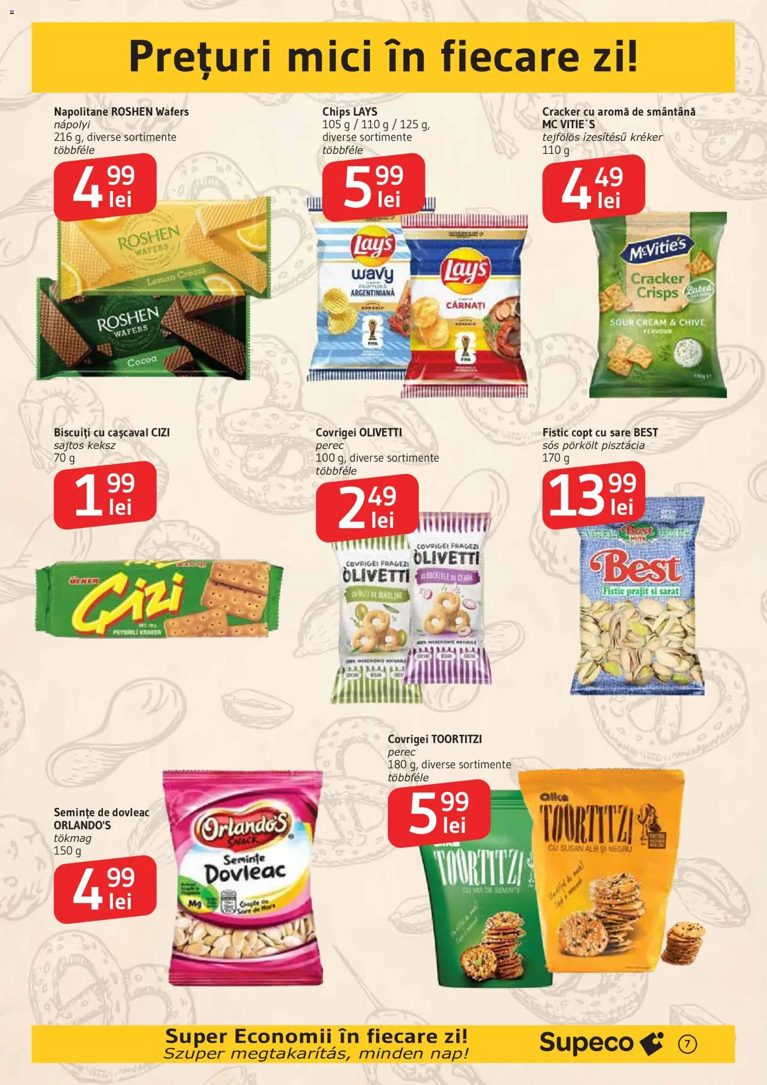 Catalog Supeco 11 - 23 Iunie 2026 | Pagina 7 | Produse: Cașcaval, Mici, Napolitane, Cârnați