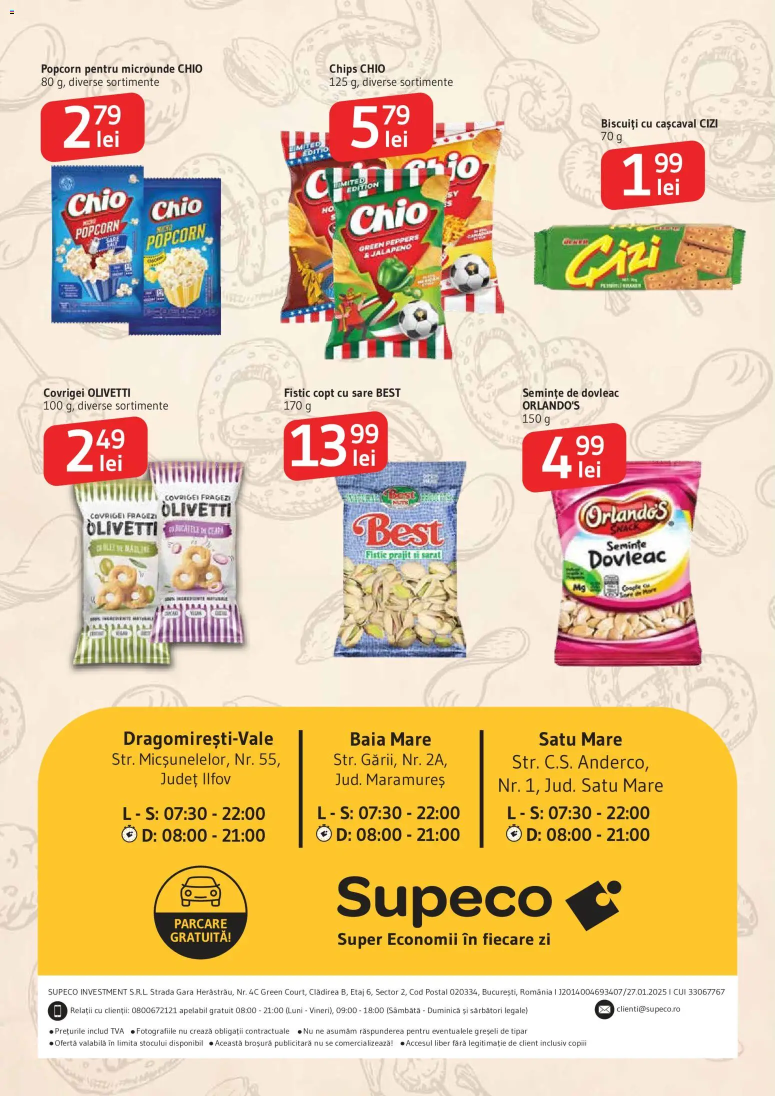Catalog Supeco 11 - 23 Iunie 2026 | Pagina 4 | Produse: Cașcaval, Semințe, Biscuiți, Sare