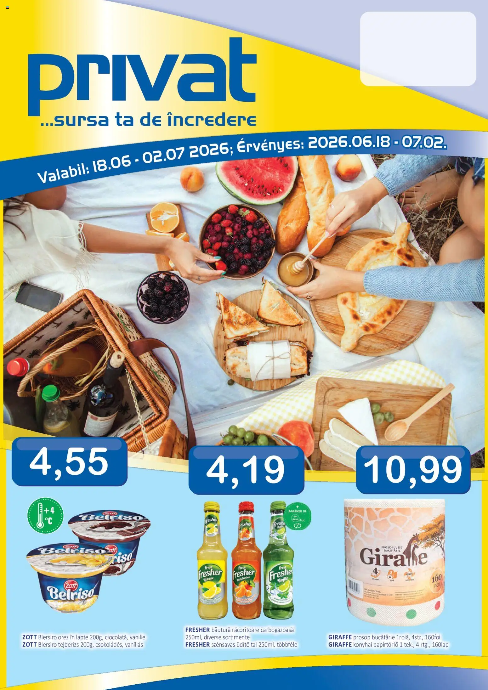 Catalog CBA 18 Iunie - 1 Iulie 2026 | Pagina 1 | Produse: Bucătărie, Lapte, Orez