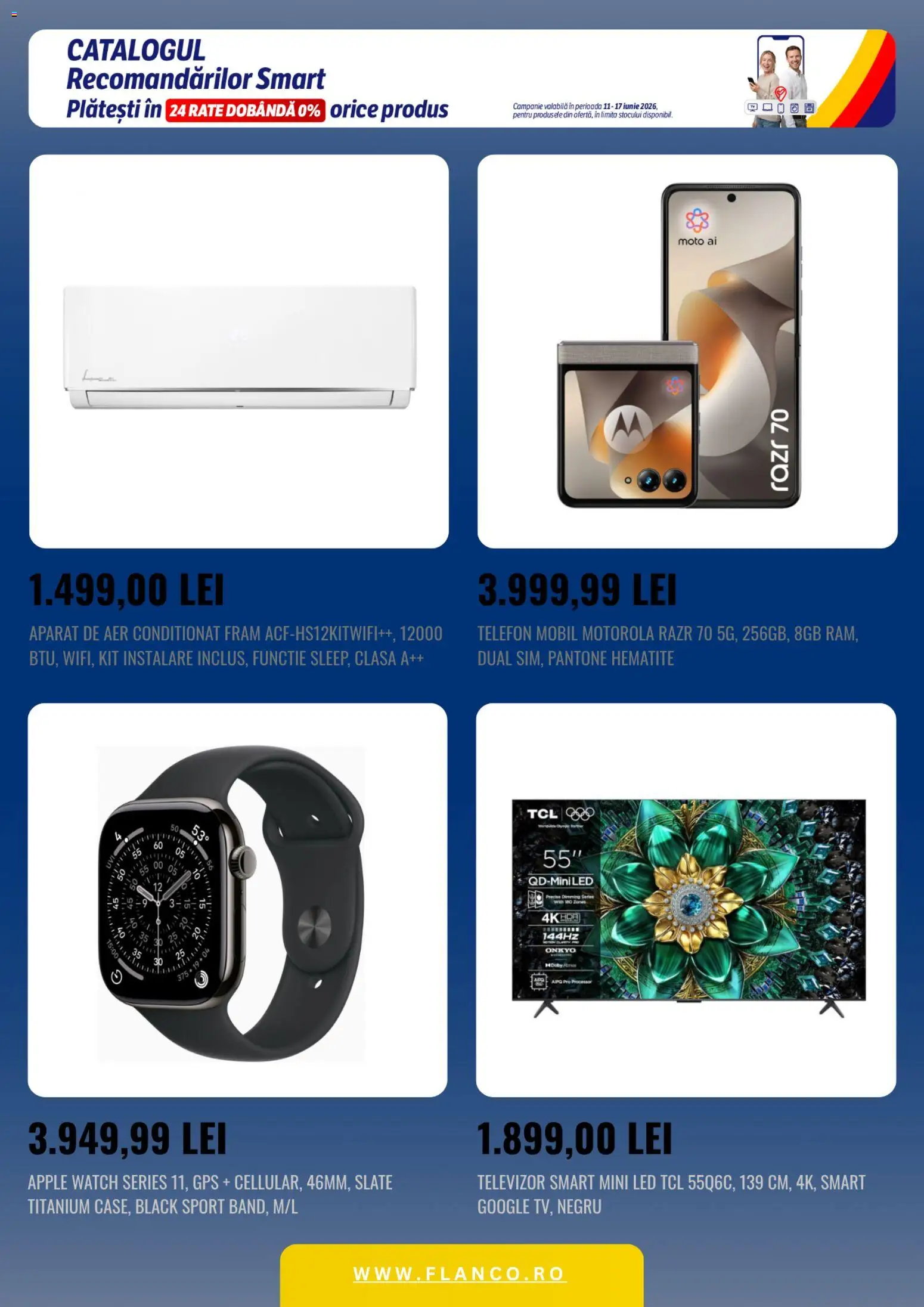 Catalog Flanco 11 - 16 Iunie 2026 | Pagina 4 | Produse: Telefon, Aer Condiționat, Babak, Apple