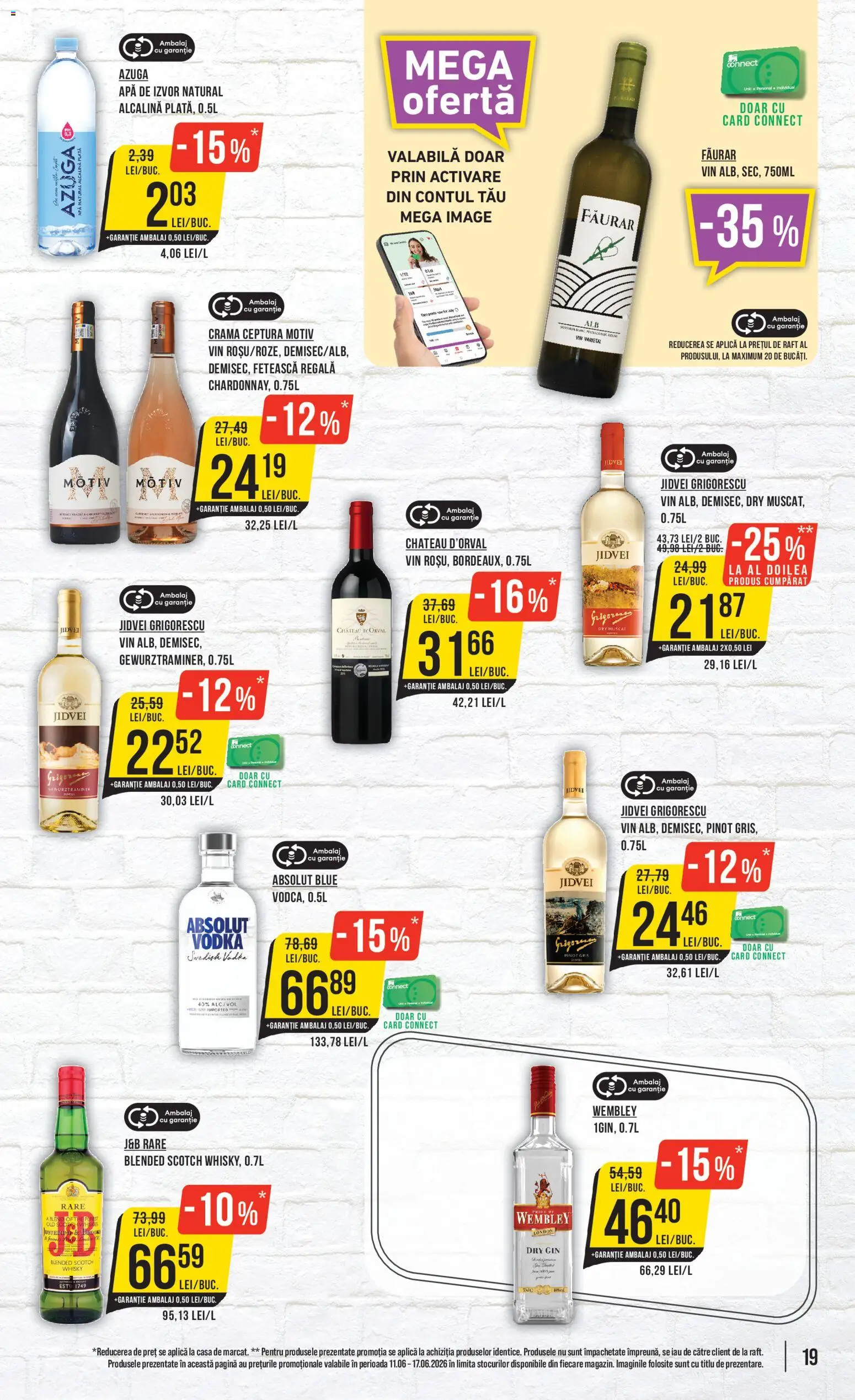 Catalog Mega Image 11 - 16 Iunie 2026 | Pagina 19 | Produse: Raft, Vin, Gin, Vodka