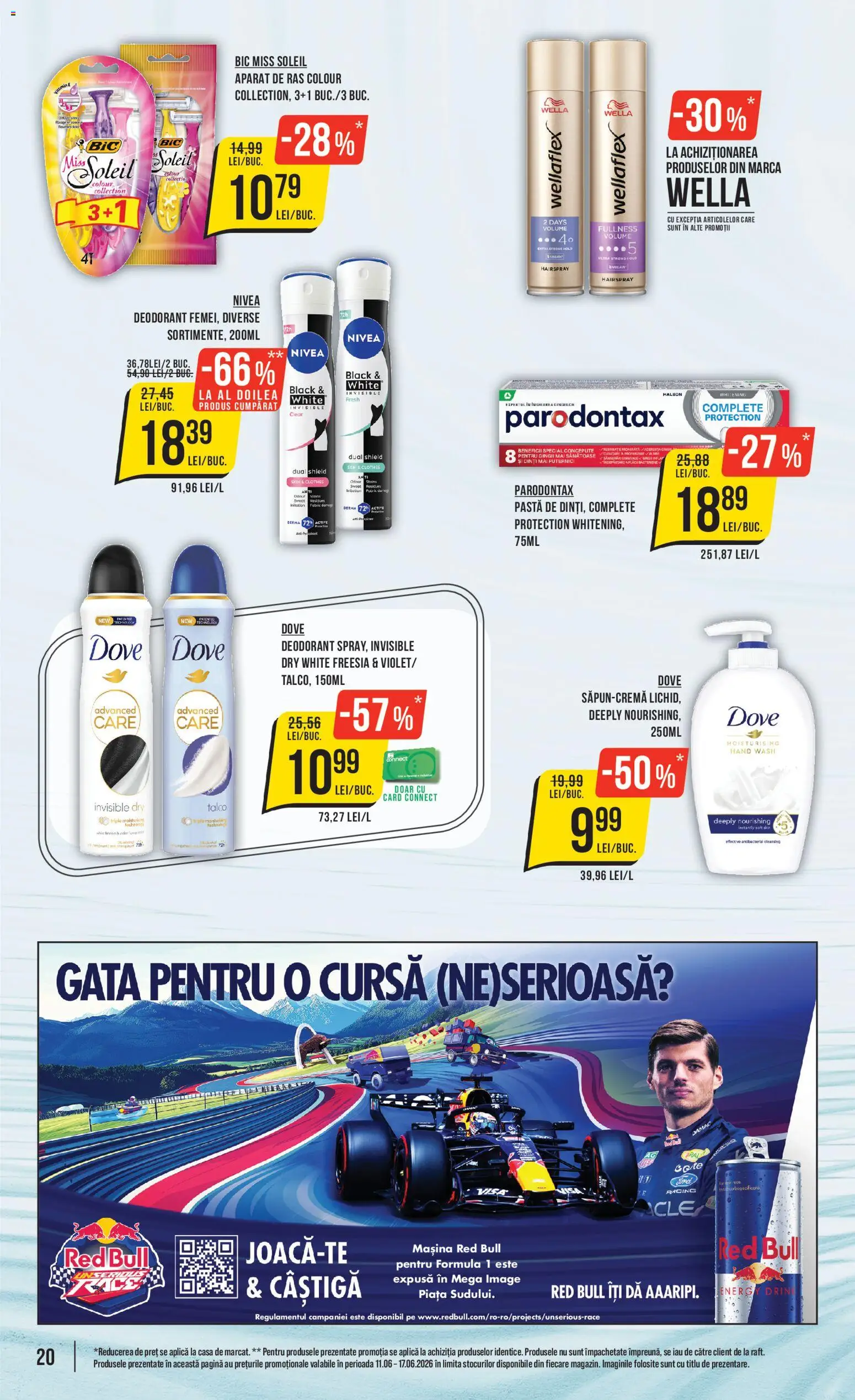 Catalog Mega Image 11 - 16 Iunie 2026 | Pagina 20 | Produse: Aparat De Ras, Köpek Sabunu, Deodorant