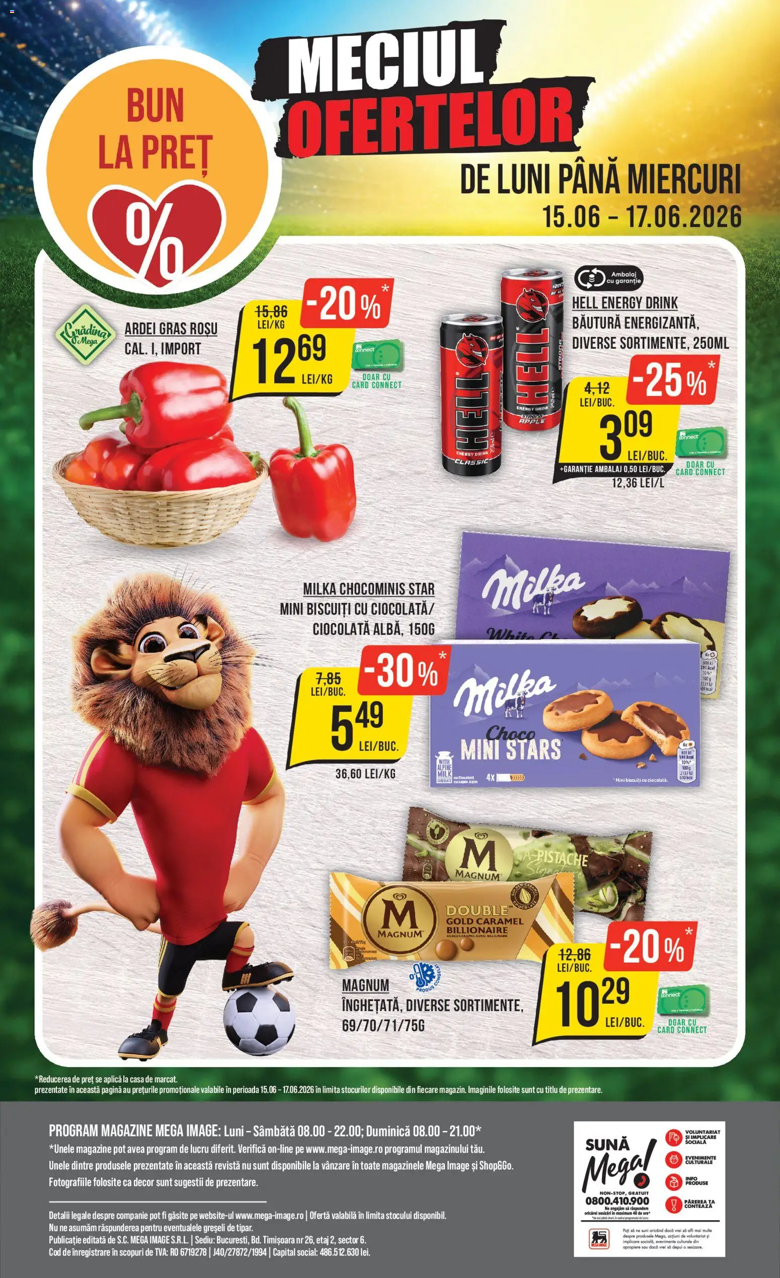 Catalog Mega Image 11 - 16 Iunie 2026 | Pagina 24 | Produse: Ardei, Apple, Ciocolată, Biscuiți