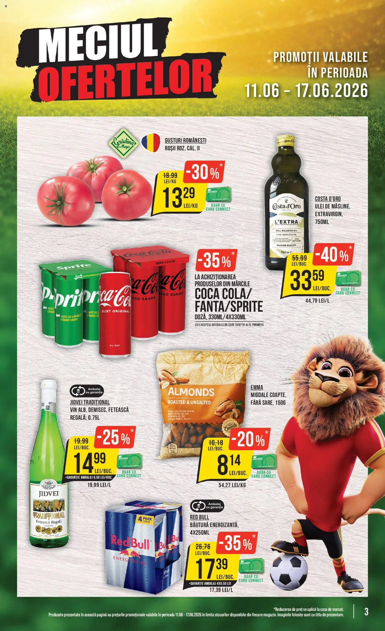 Catalog Mega Image 11 - 16 Iunie 2026 | Pagina 3 | Produse: Ulei, Vin, Băutură energizantă, Zahăr
