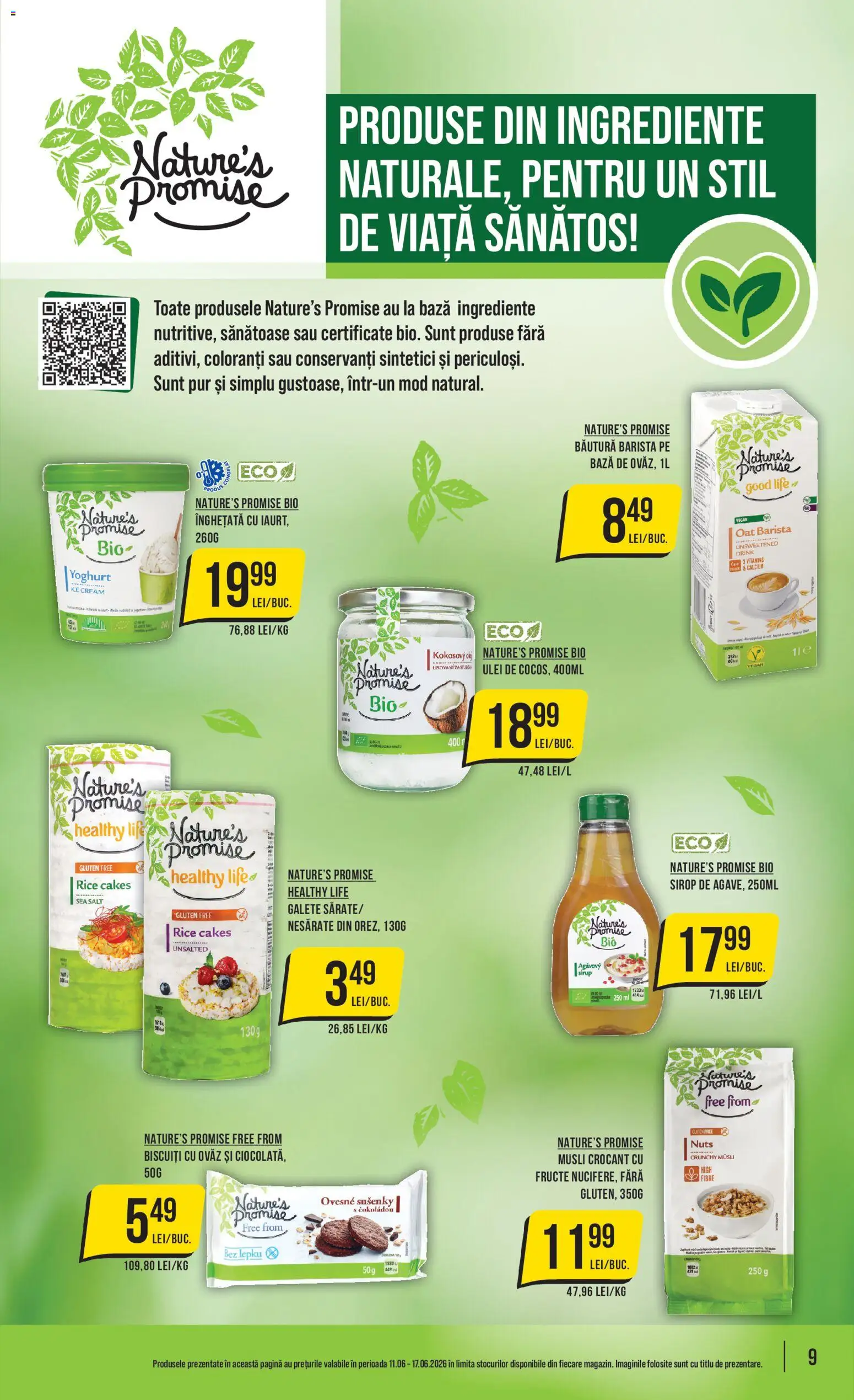 Catalog Mega Image 11 - 16 Iunie 2026 | Pagina 9 | Produse: Şerit ödül, Biscuiți, Înghețată, Fructe