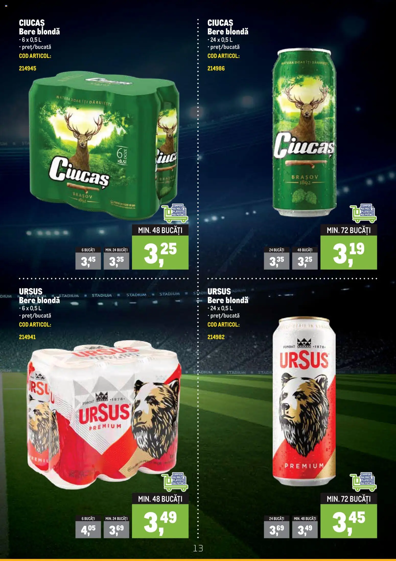 Catalog METRO 8 Iunie - 18 Iulie 2026 | Pagina 13 | Produse: Bere
