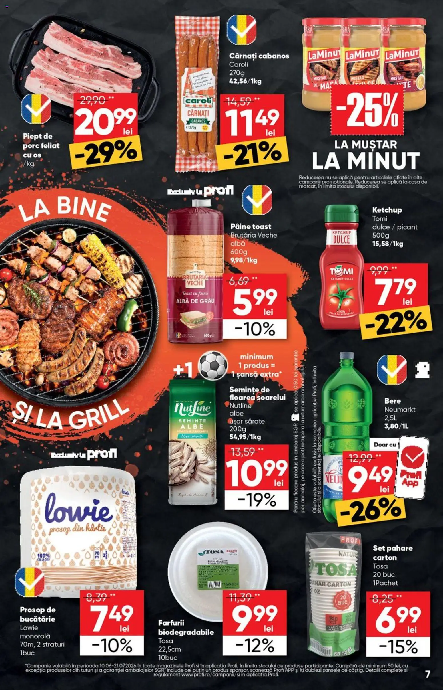 Catalog Profi 10 - 22 Iunie 2026 | Pagina 7 | Produse: Bucătărie, Pâine, Bant, Cârnați