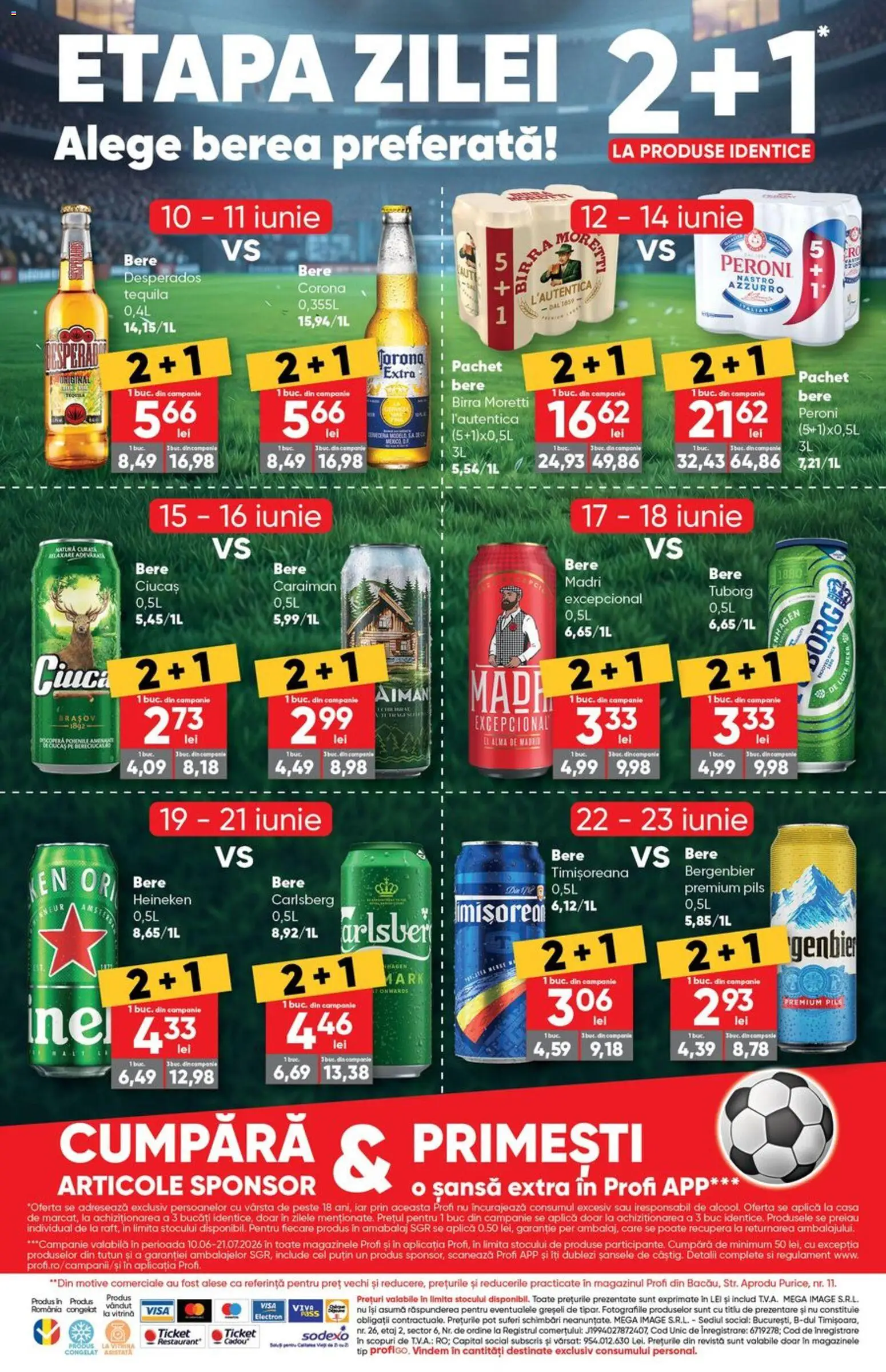 Catalog Profi 10 - 22 Iunie 2026 | Pagina 10 | Produse: Mătură, Eğitim çantaları, Bere, Pește