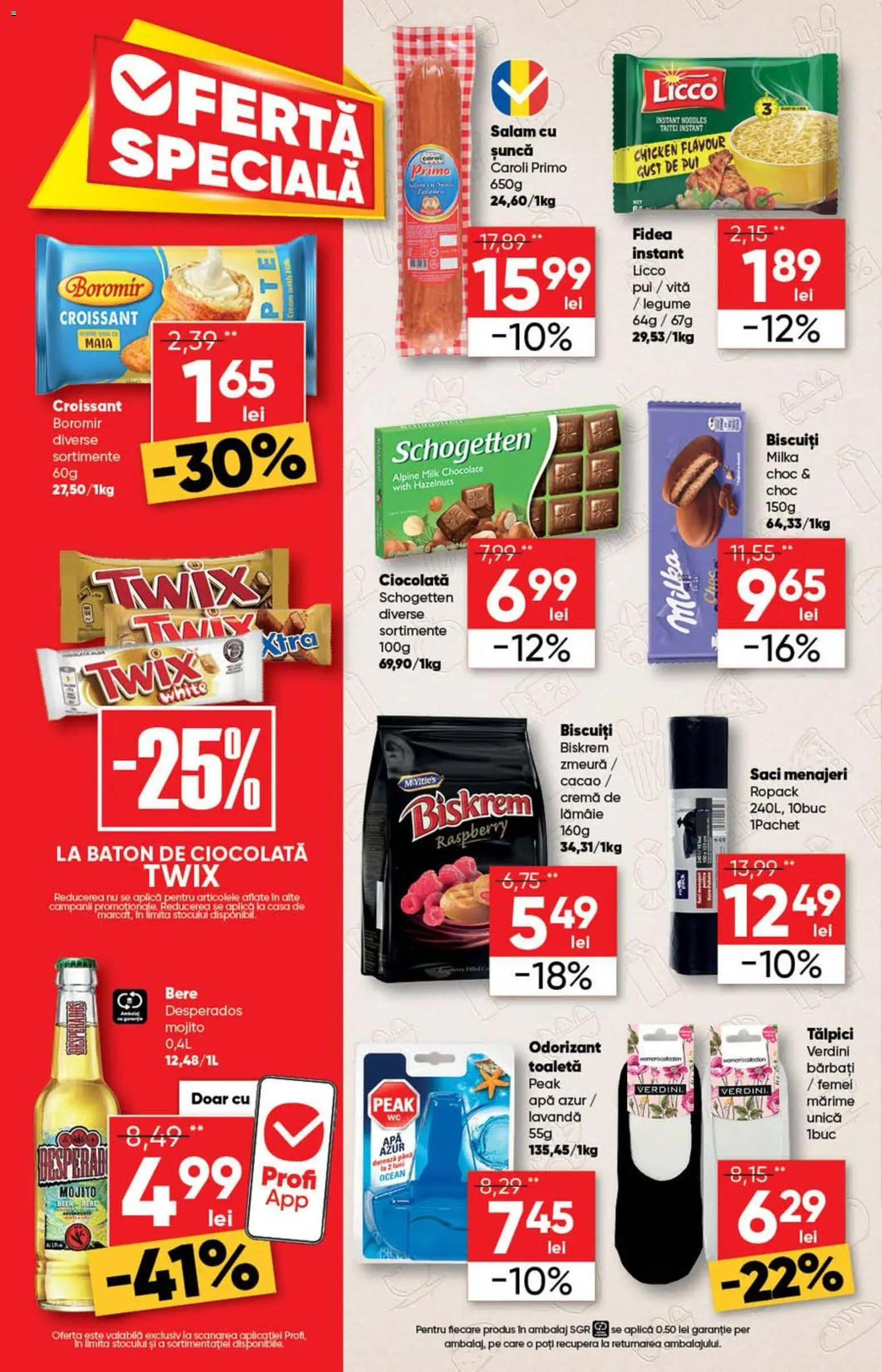 Catalog Profi 10 - 22 Iunie 2026 | Pagina 12 | Produse: Zmeură, Hacıyatmaz Kedi Oyuncağı, Salam, Cacao