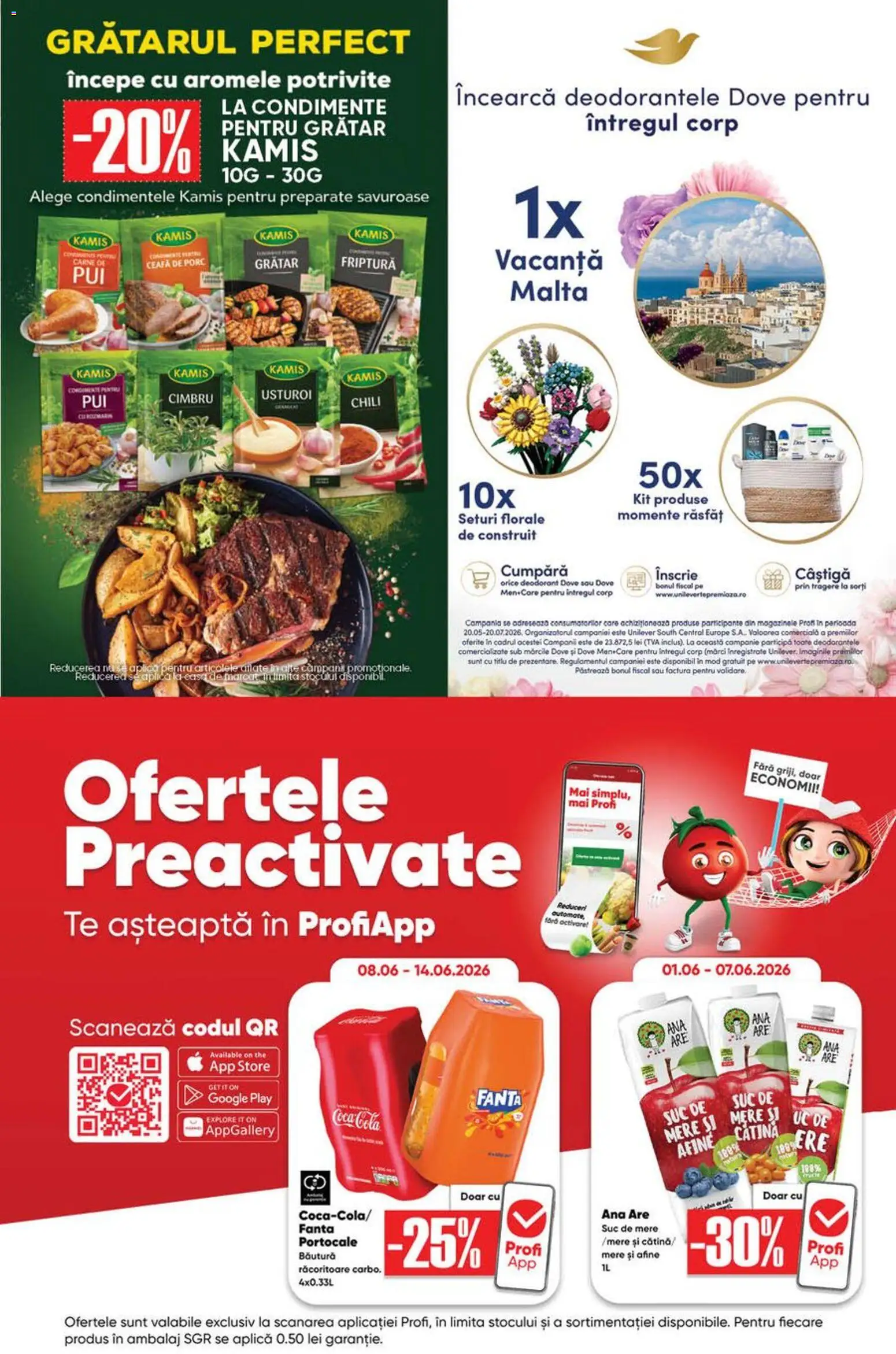 Catalog Profi 10 - 22 Iunie 2026 | Pagina 13 | Produse: Amerikan servis, Suc, Mere, Portocale