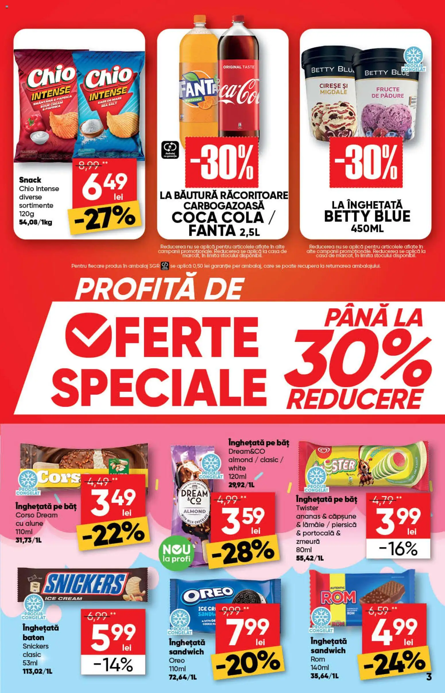 Catalog Profi 10 - 22 Iunie 2026 | Pagina 3 | Produse: Ananas, Cireșe, Înghețată, Lămâie
