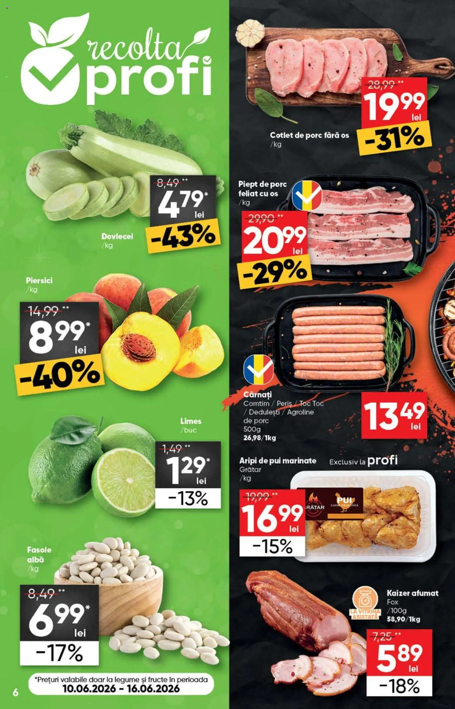 Catalog Profi 10 - 22 Iunie 2026 | Pagina 6 | Produse: Lait de coco, Hacıyatmaz Kedi Oyuncağı, Vitrină, Legume