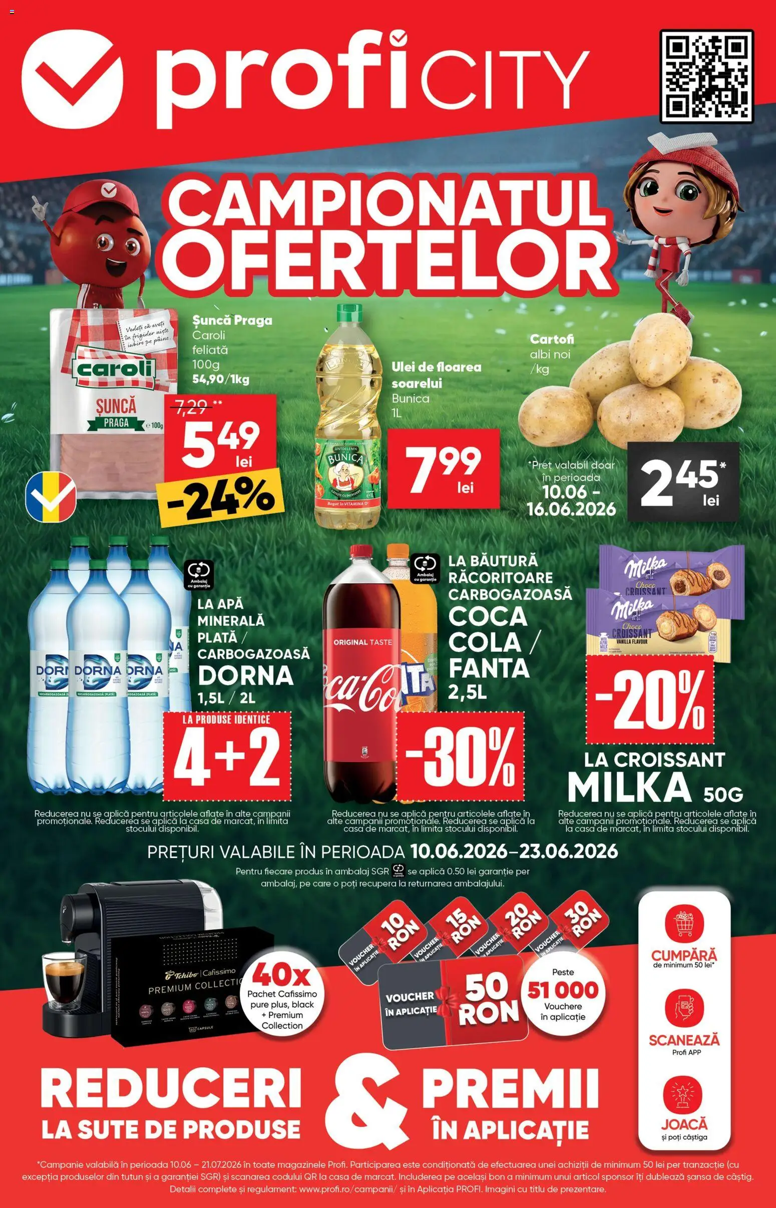 Catalog Profi 10 - 22 Iunie 2026 | Pagina 1 | Produse: Frigider, Amerikan servis, Ulei, Pește