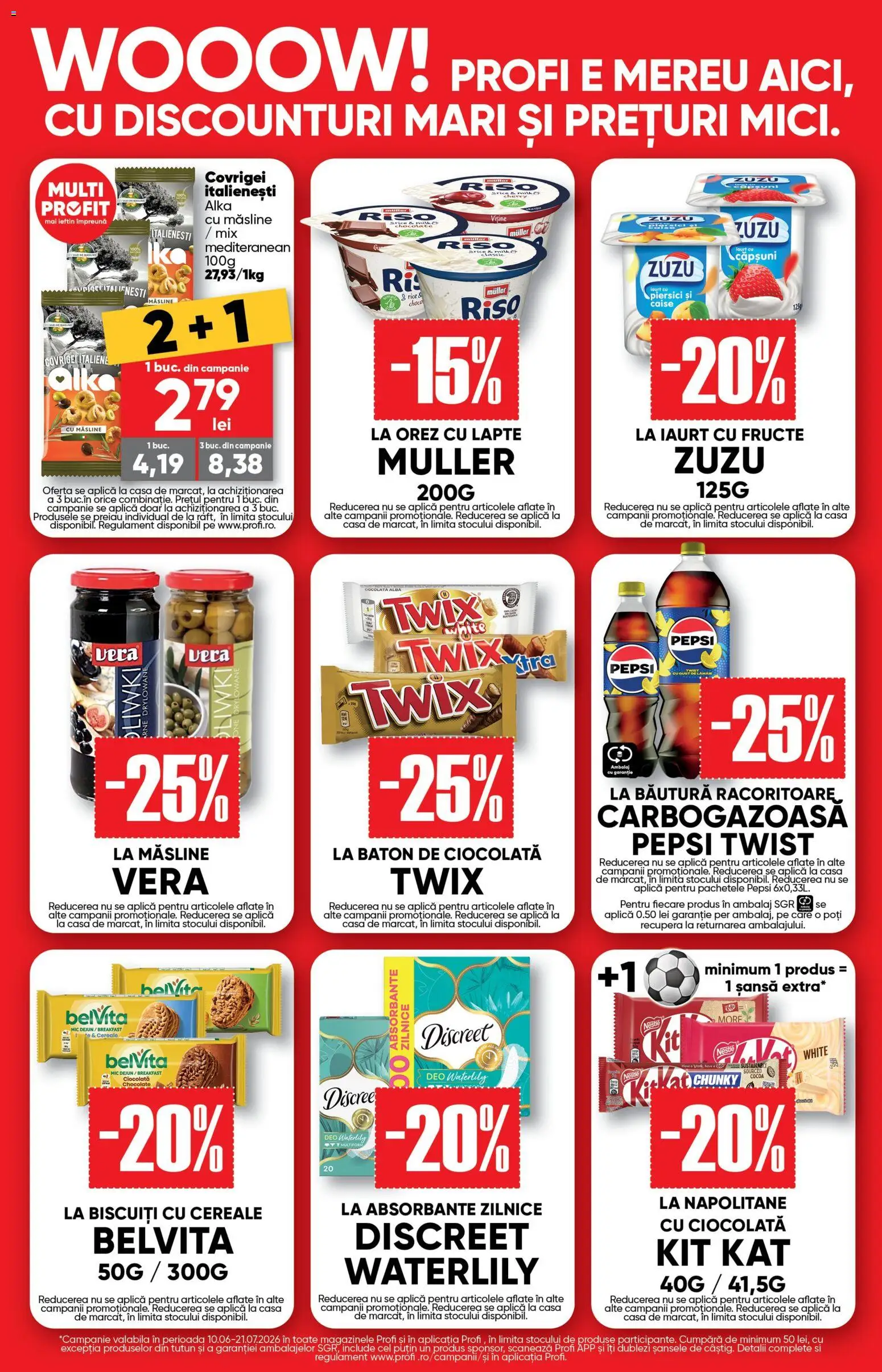 Catalog Profi 10 - 22 Iunie 2026 | Pagina 4 | Produse: Napolitane, Lapte, Căpșuni, Ahtapot