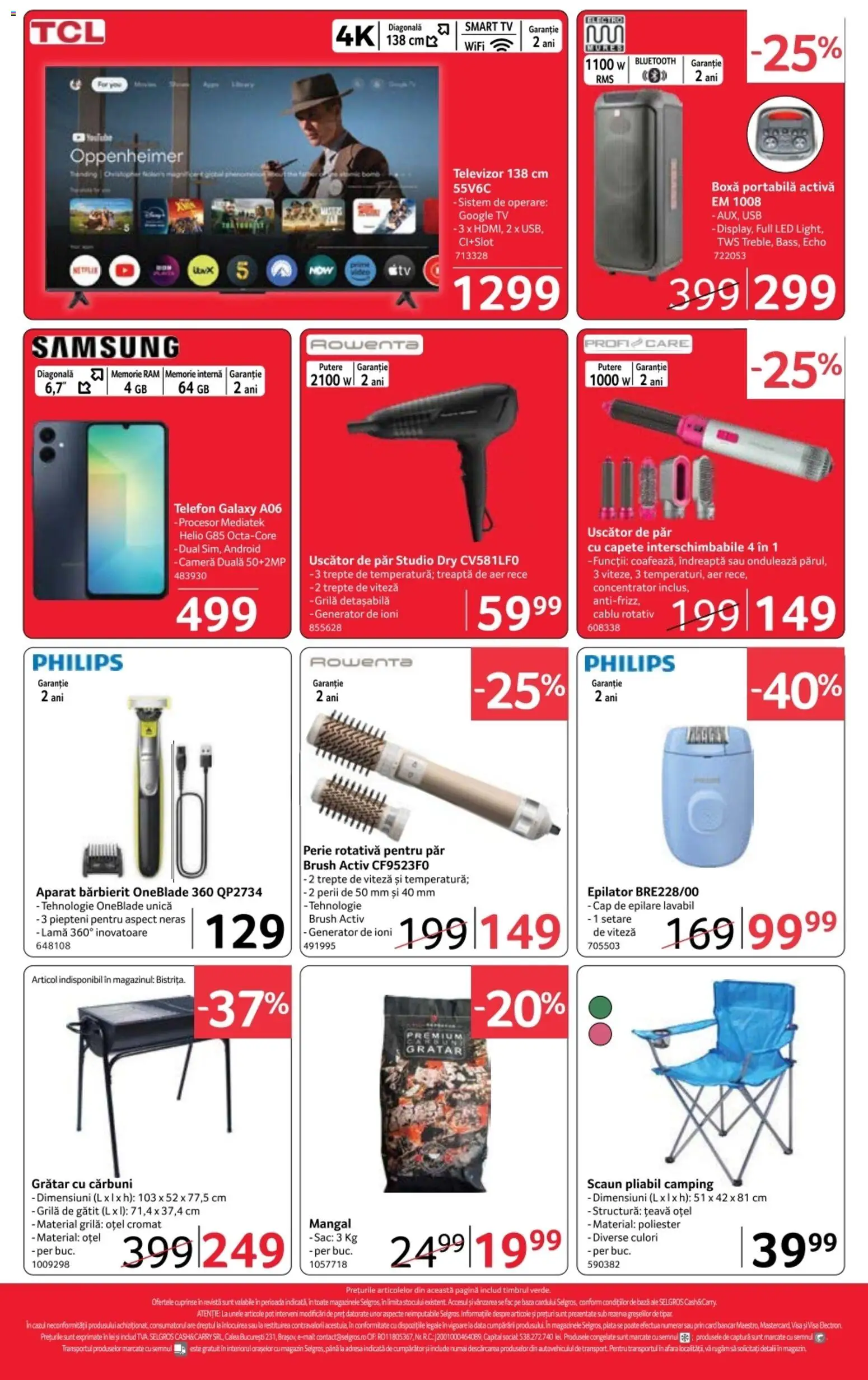 Catalog Selgros 12 - 24 Iunie 2026 | Pagina 16 | Produse: Enginar, Memorie, Televizor, Cameră