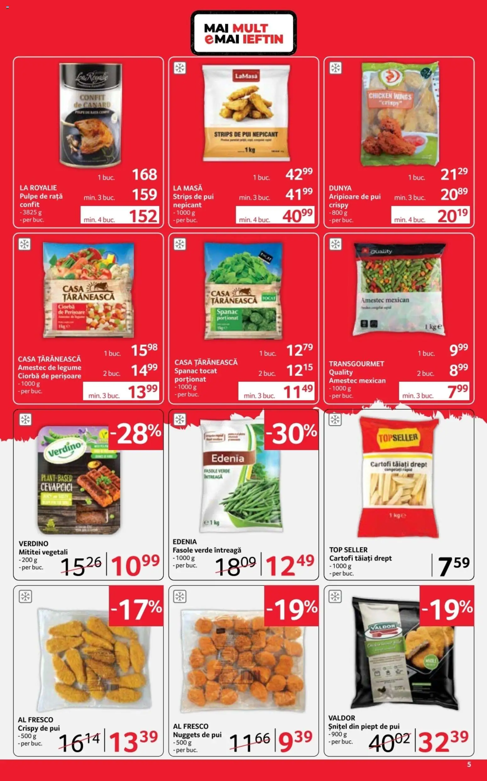 Catalog Selgros 12 - 24 Iunie 2026 | Pagina 5 | Produse: Hacıyatmaz Kedi Oyuncağı, Fasole verde, Cartofi, Legume