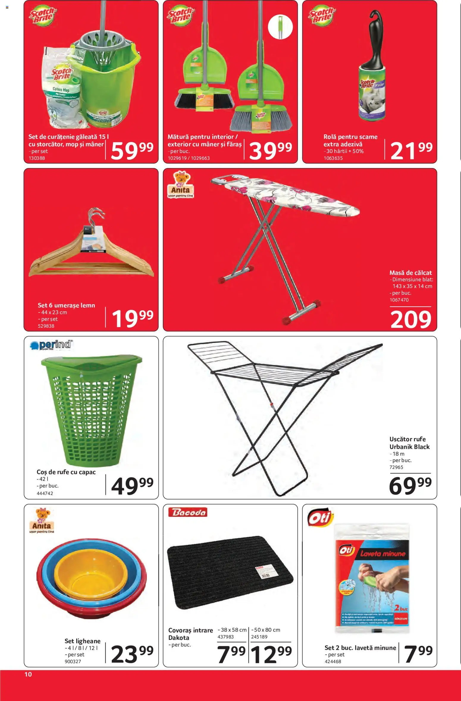 Catalog Selgros 12 - 24 Iunie 2026 | Pagina 10 | Produse: Coș, Mâner, Coș De Rufe, Bisiklet Aparatları