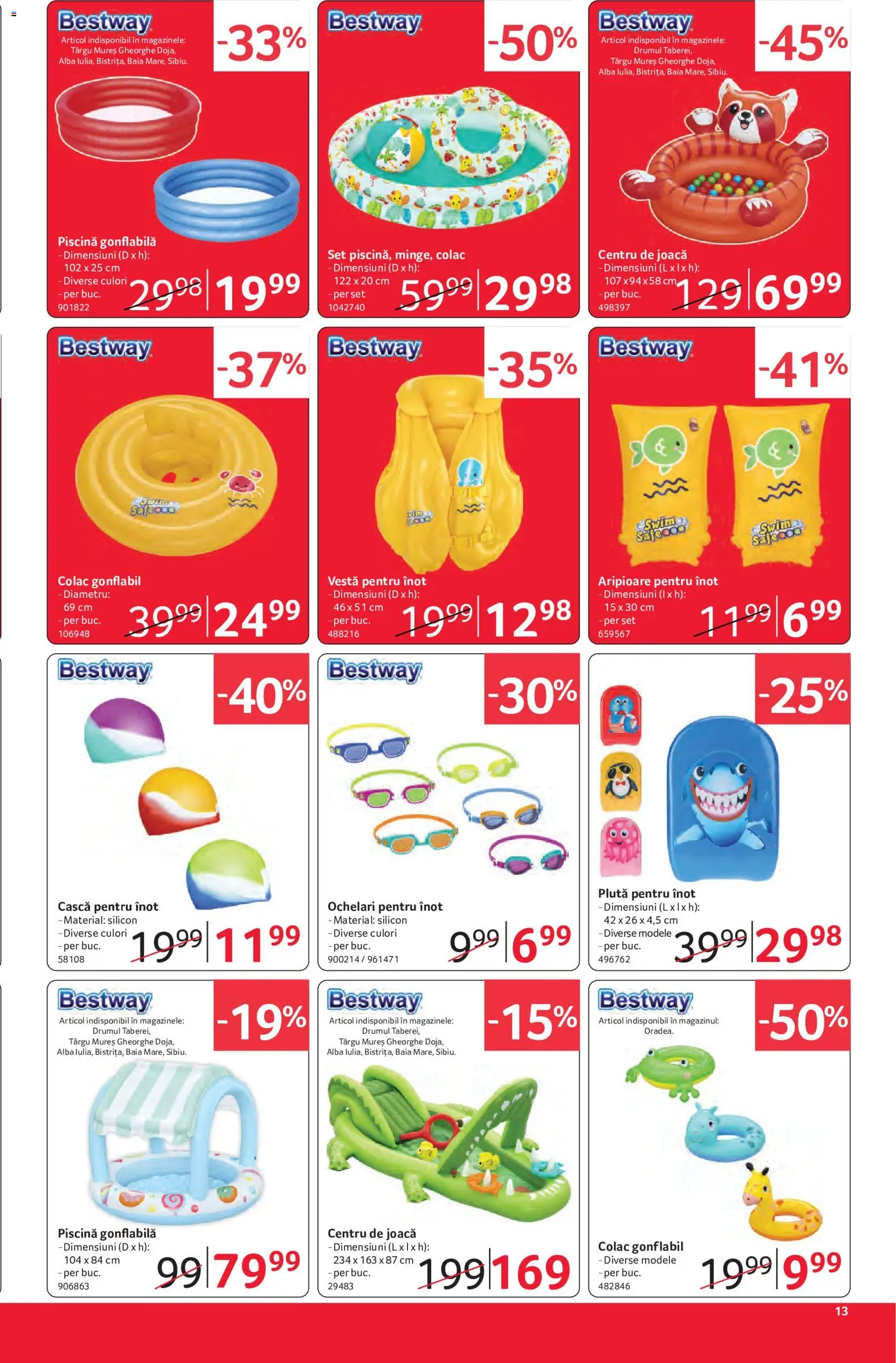 Catalog Selgros 12 - 24 Iunie 2026 | Pagina 13 | Produse: Ochelari, Piscină, Köpek Uzaklaştırıcılar, Vestă