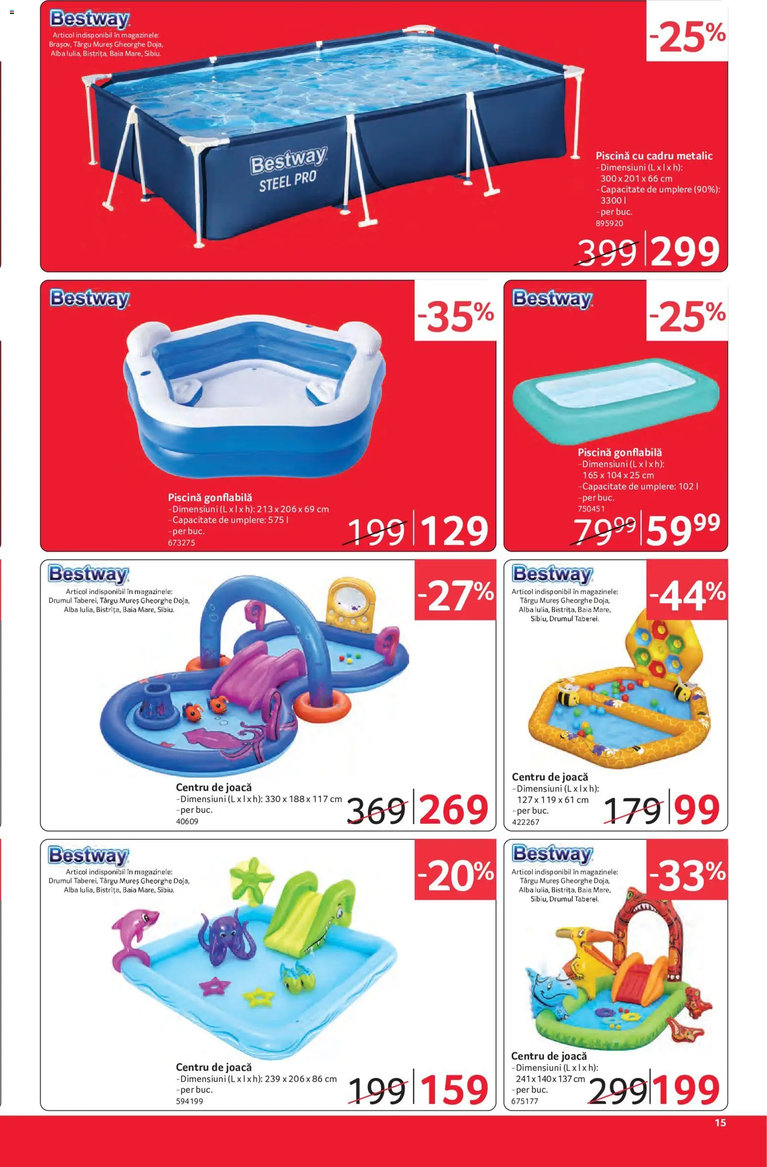 Catalog Selgros 12 - 24 Iunie 2026 | Pagina 15 | Produse: Piscină, Köpek Uzaklaştırıcılar