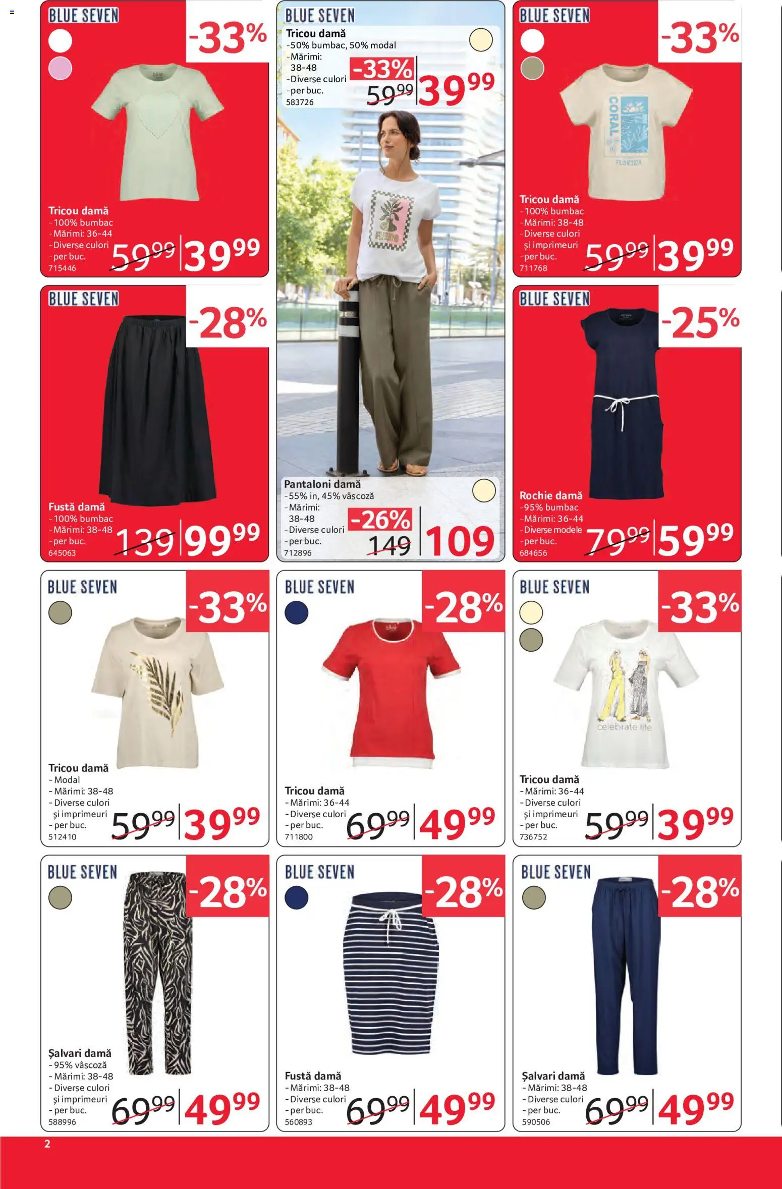 Catalog Selgros 12 - 24 Iunie 2026 | Pagina 2 | Produse: Rochie, Tricou, Pantaloni