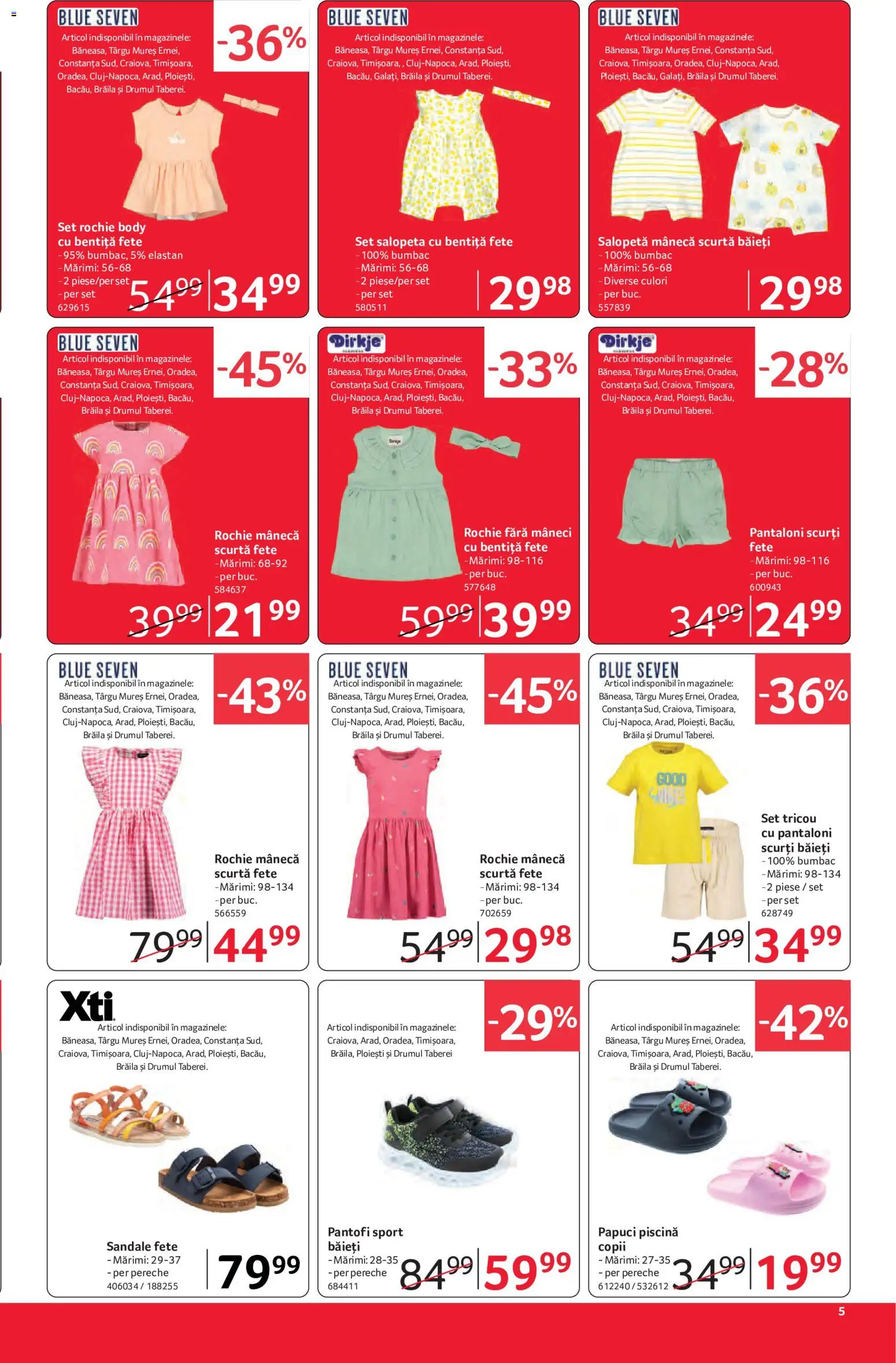 Catalog Selgros 12 - 24 Iunie 2026 | Pagina 5 | Produse: Pantofi, Piscină, Salopetă, Sandale