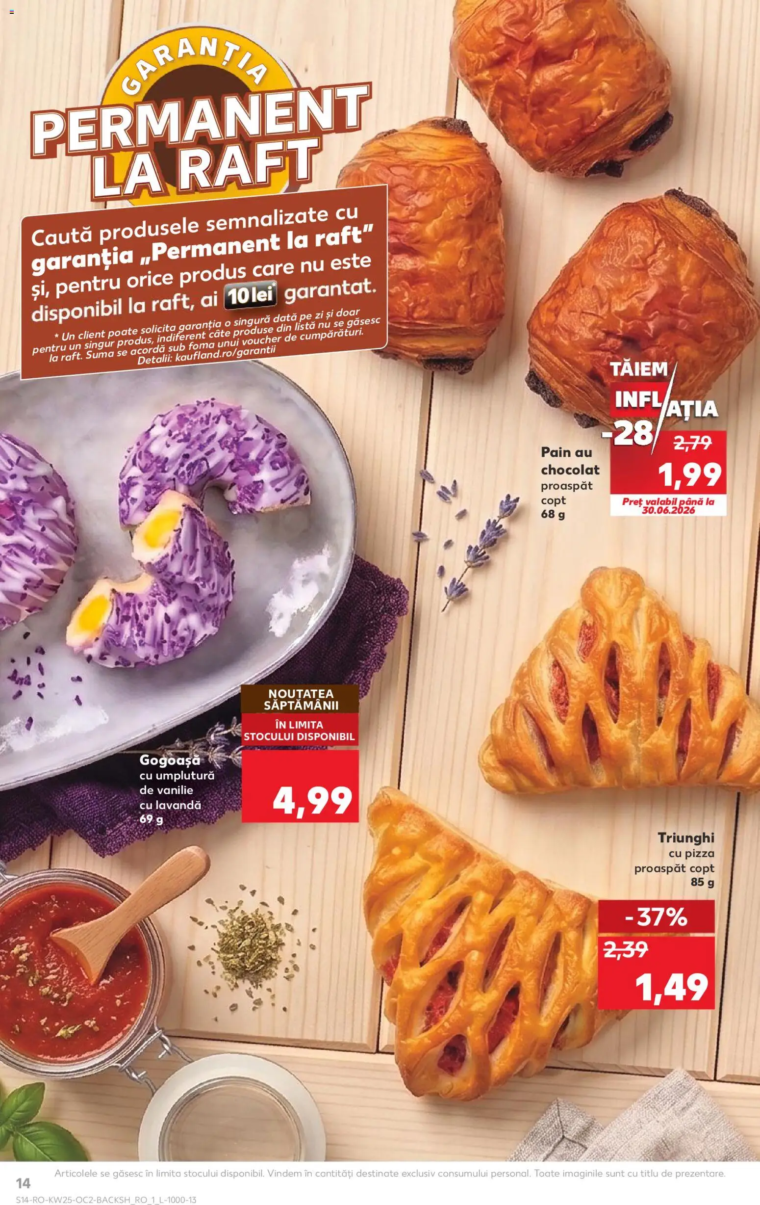 Catalog Kaufland 17 - 22 Iunie 2026 | Pagina 14 | Produse: Divan, Raft, Pizza