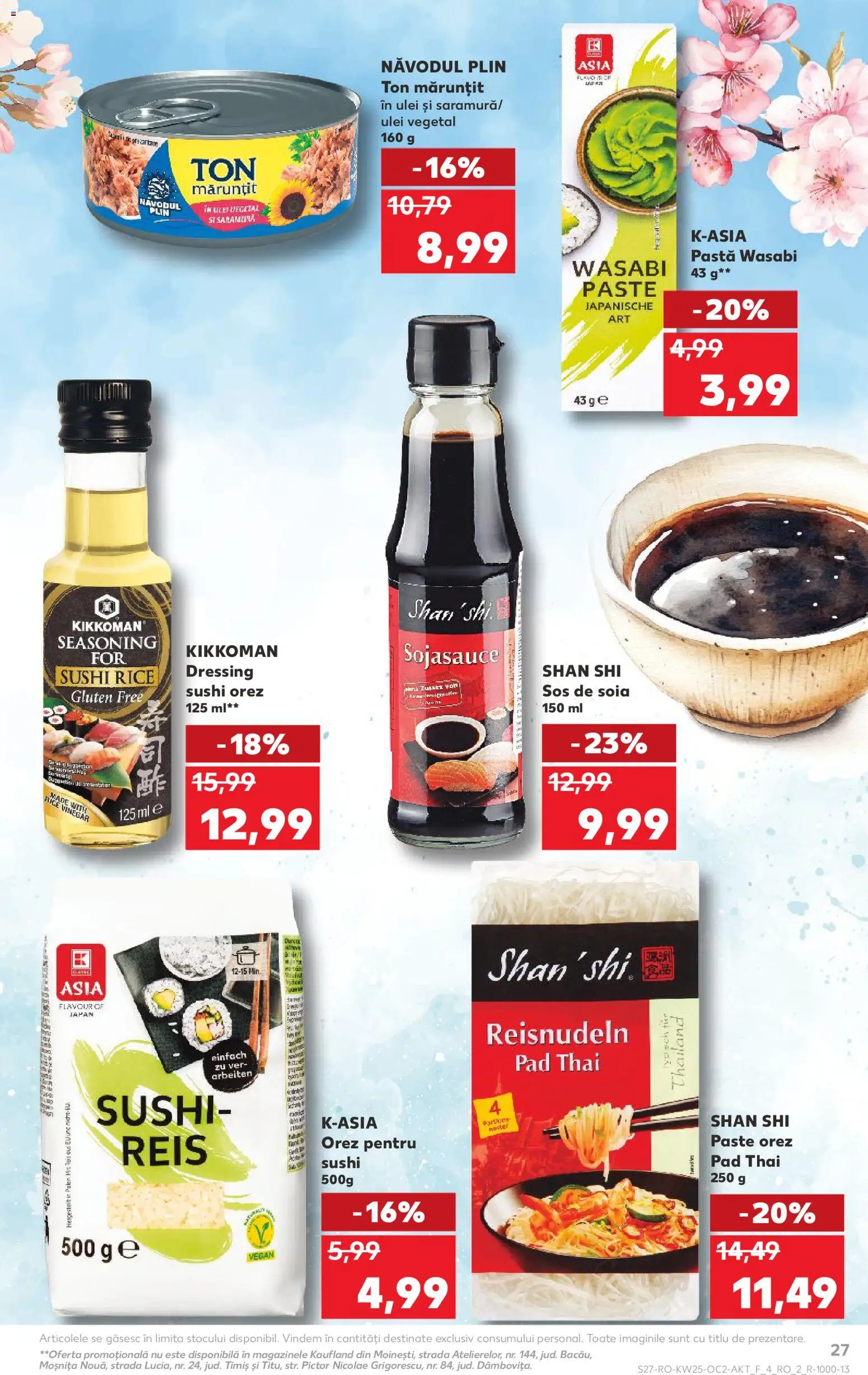 Catalog Kaufland 17 - 22 Iunie 2026 | Pagina 27 | Produse: Sushi, Ulei, Noodles, Sos