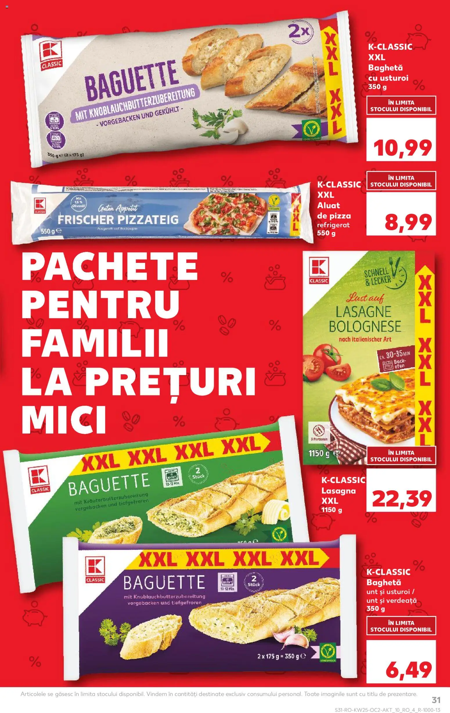 Catalog Kaufland 17 - 22 Iunie 2026 | Pagina 31 | Produse: Lasagna, Aluat, Usturoi, Verdeață