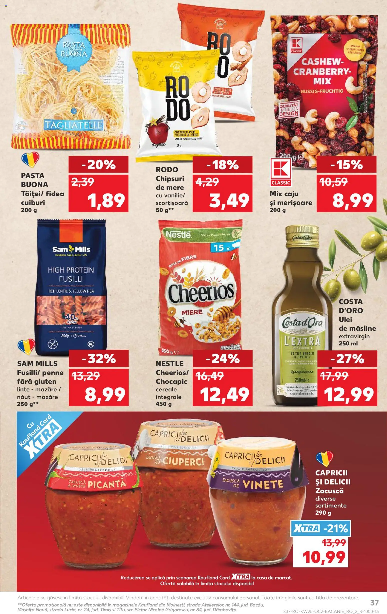Catalog Kaufland 17 - 22 Iunie 2026 | Pagina 37 | Produse: Măsline, Ulei, Caju, Cereale