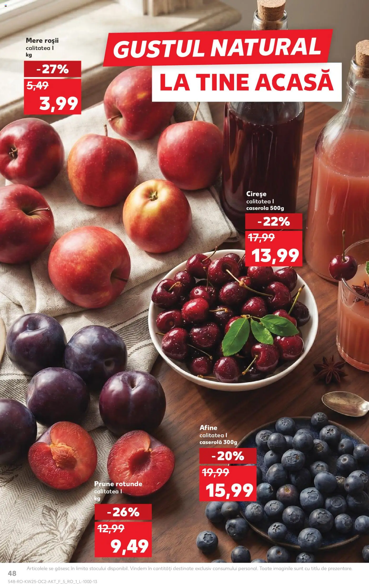 Catalog Kaufland 17 - 22 Iunie 2026 | Pagina 48 | Produse: Afine, Roșii, Prune, Cireșe