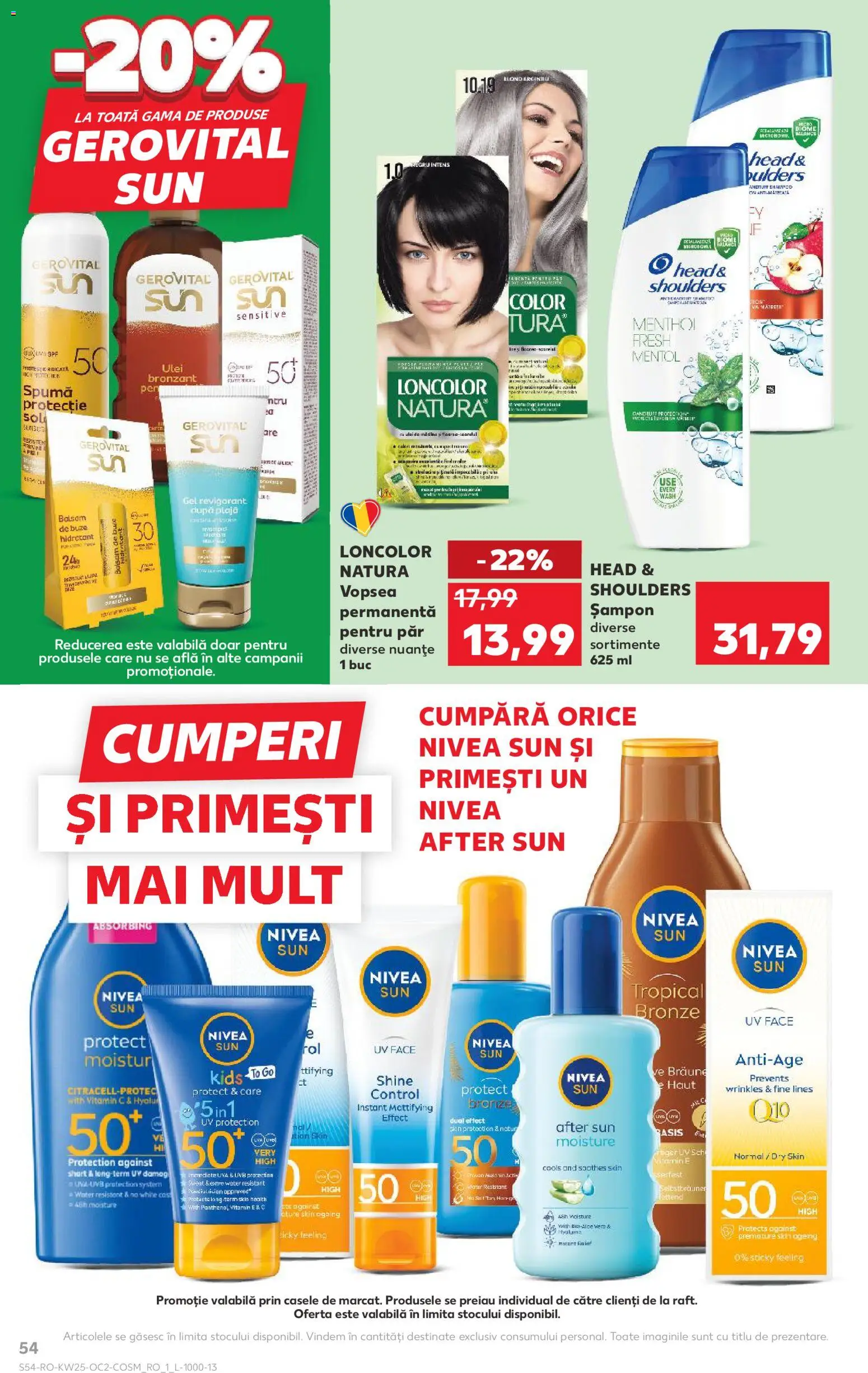 Catalog Kaufland 17 - 22 Iunie 2026 | Pagina 54 | Produse: Vopsea, Șampon, Ulei, Protecție solară