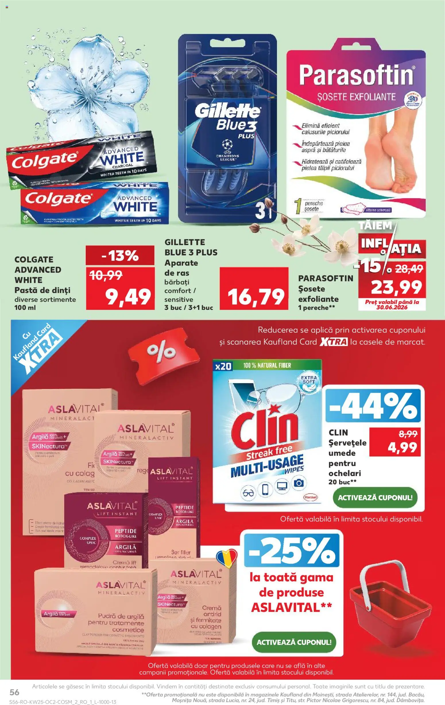 Catalog Kaufland 17 - 22 Iunie 2026 | Pagina 56 | Produse: Toner, Pudră, Pastă de dinți, Șosete