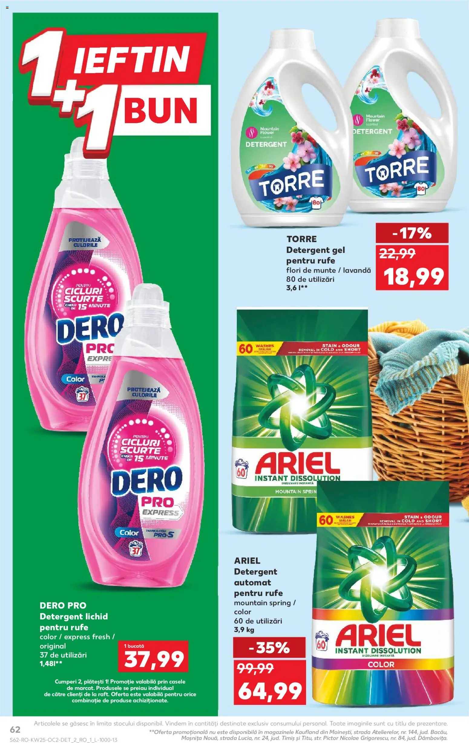 Catalog Kaufland 17 - 22 Iunie 2026 | Pagina 62 | Produse: Kedi Ödül Oyuncakları, Detergent