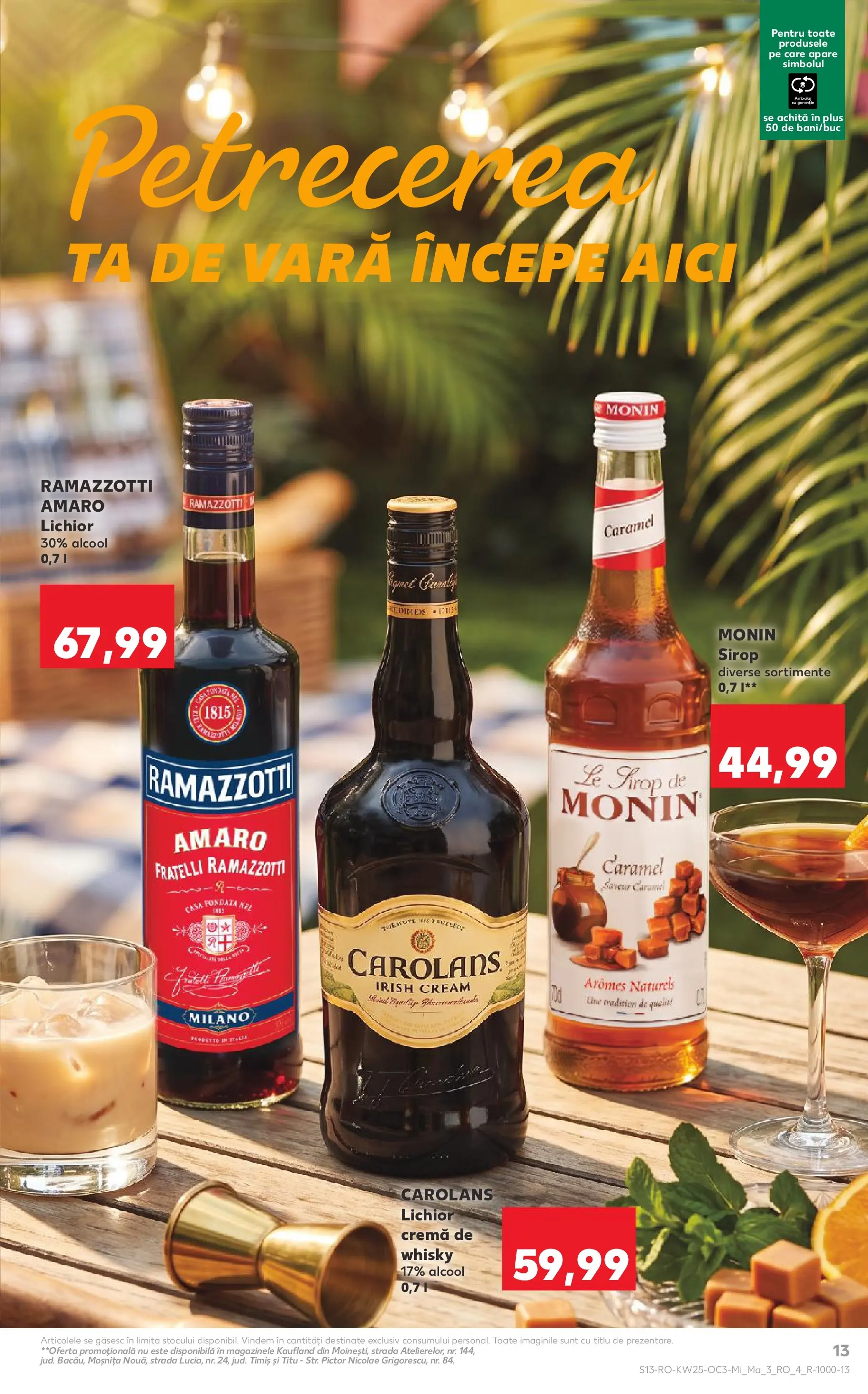 Catalog Kaufland 17 - 22 Iunie 2026 | Pagina 13 | Produse: Lunettes pour le ski, Lichior, Cremă, Sirop