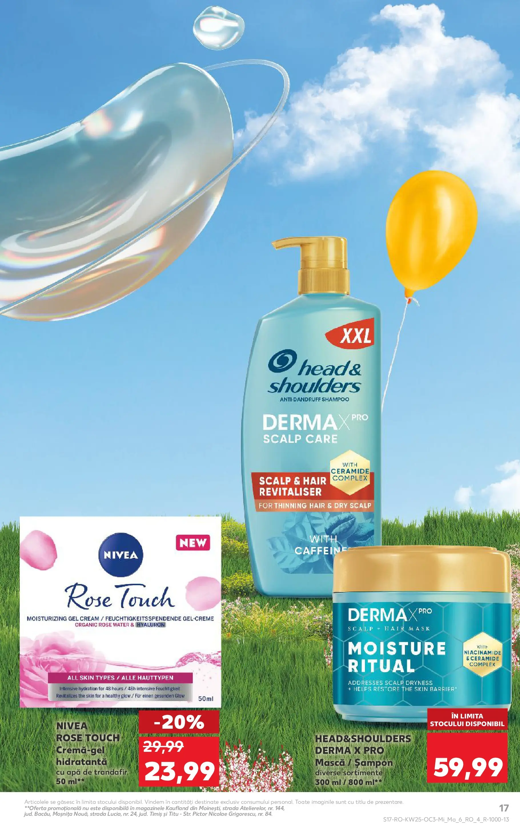 Catalog Kaufland 17 - 22 Iunie 2026 | Pagina 17 | Produse: Trandafir, Șampon, Apă