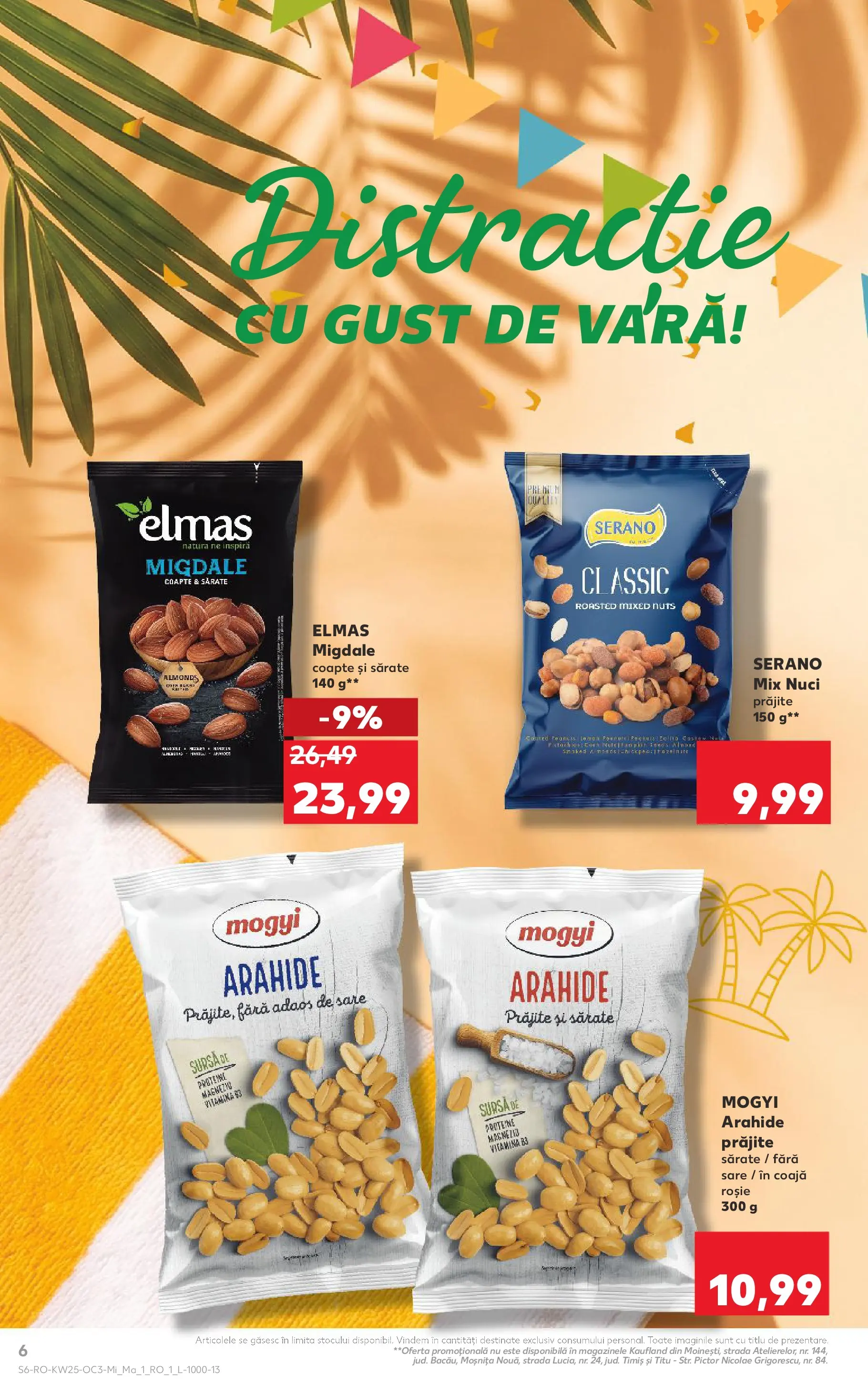 Catalog Kaufland 17 - 22 Iunie 2026 | Pagina 6 | Produse: Arahide, Migdale, Nuci, Sare