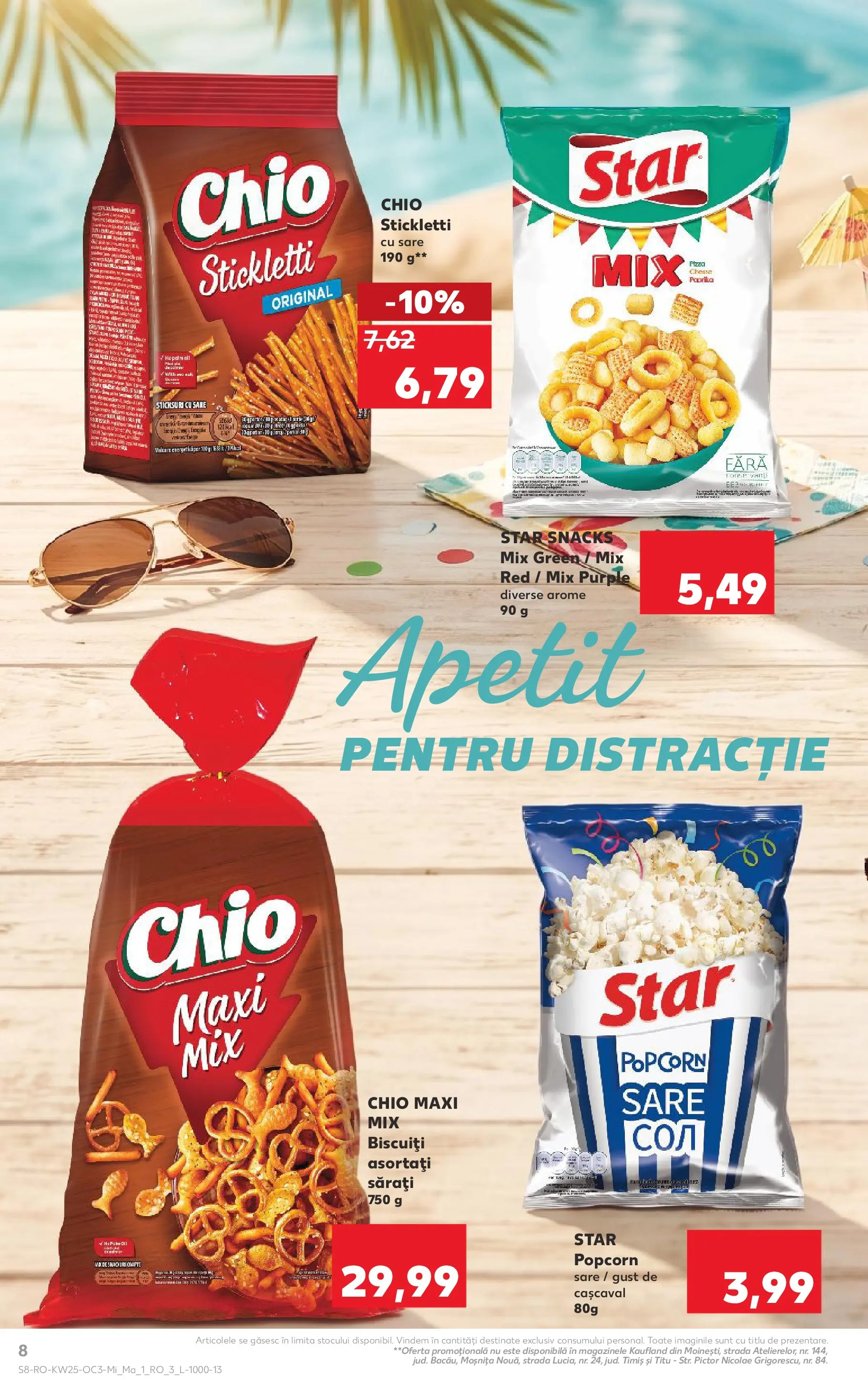 Catalog Kaufland 17 - 22 Iunie 2026 | Pagina 8 | Produse: Cașcaval, Sticksuri, Biscuiți, Sare