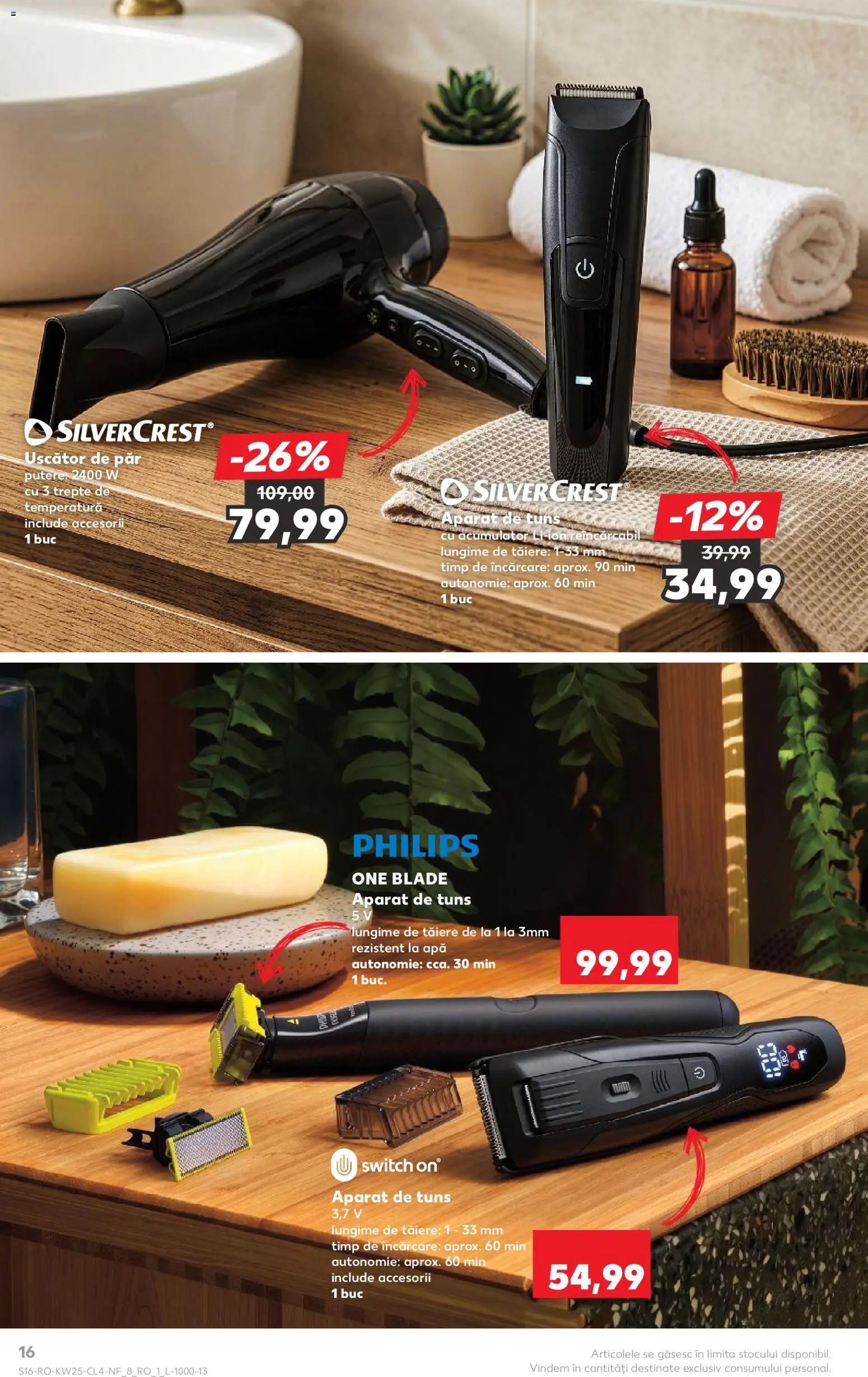 Catalog Kaufland 17 - 22 Iunie 2026 | Pagina 16 | Produse: Trimmer, Enginar, Uscător, Uscător De Păr