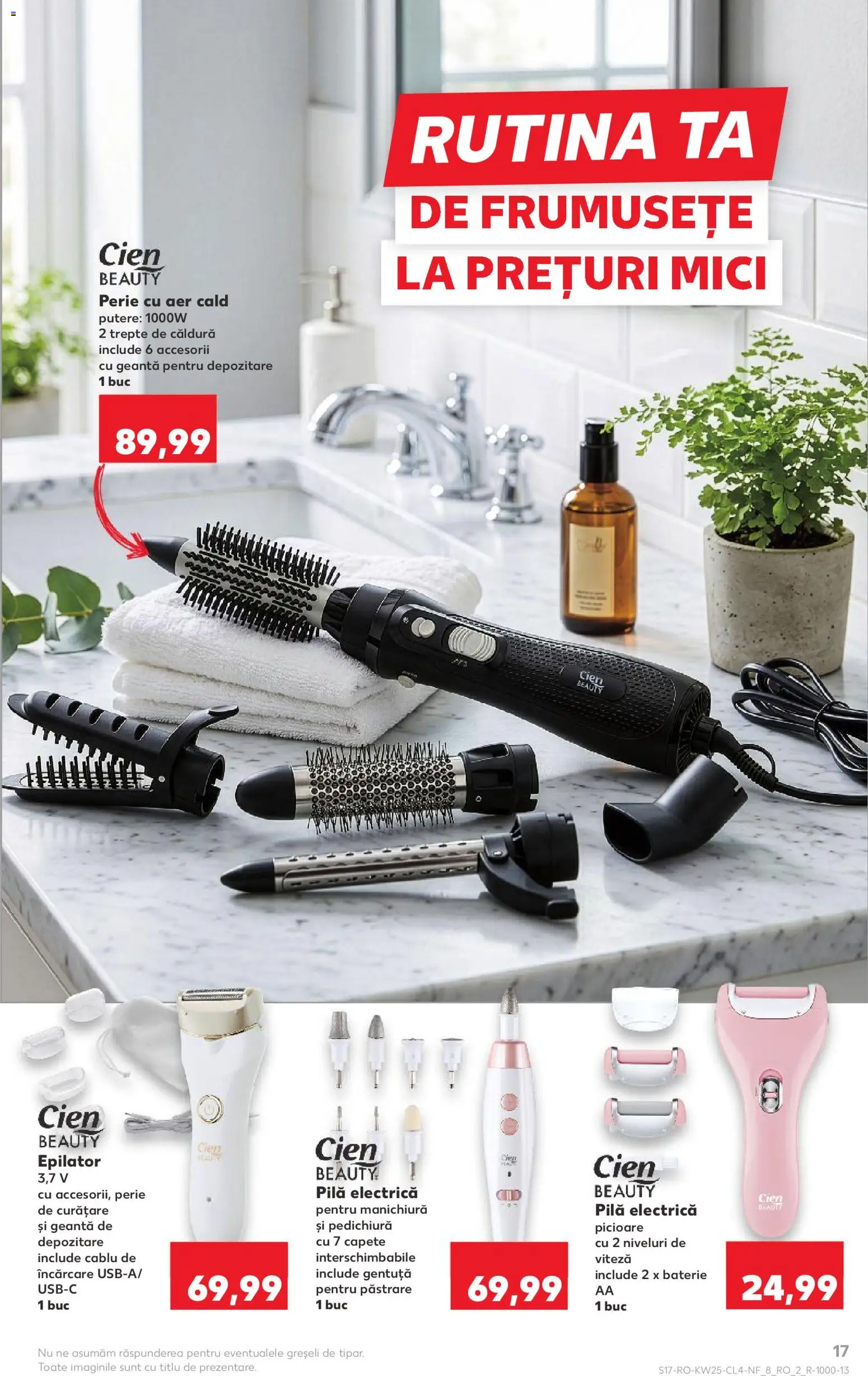 Catalog Kaufland 17 - 22 Iunie 2026 | Pagina 17 | Produse: Cablu, Geantă, Epilator, Baterie