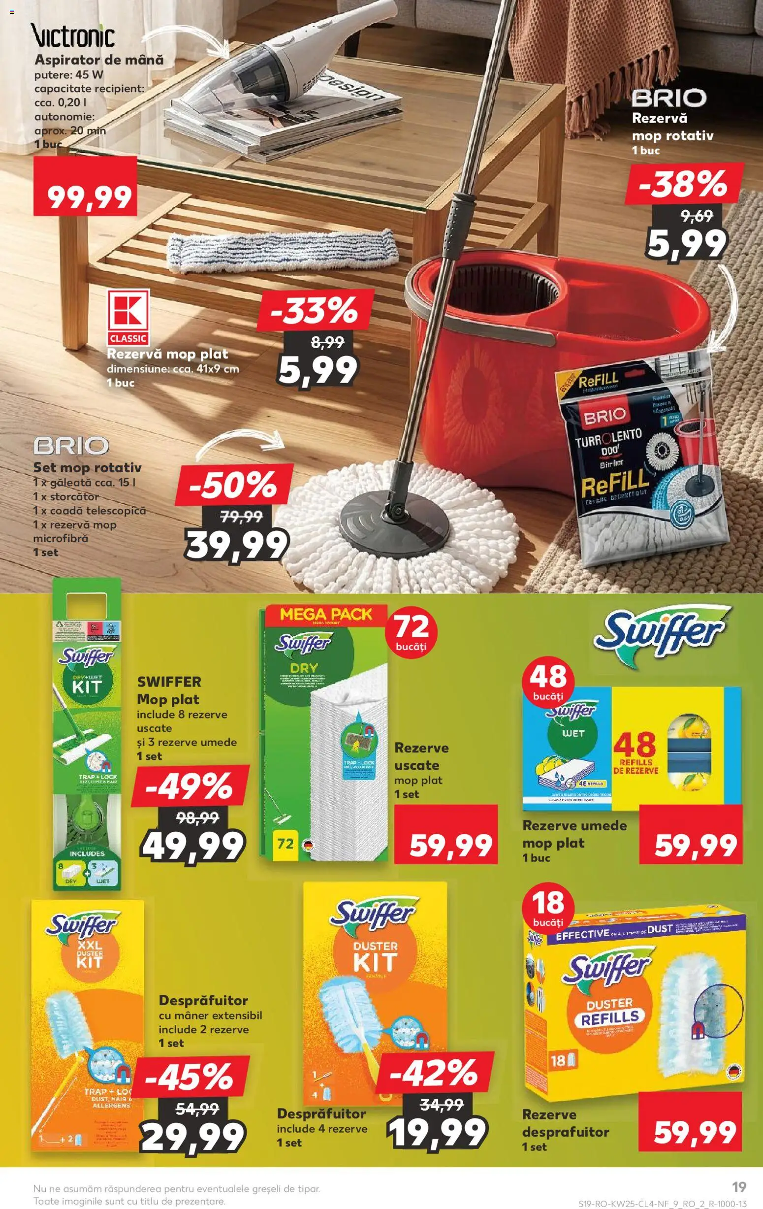 Catalog Kaufland 17 - 22 Iunie 2026 | Pagina 19 | Produse: Aspirator, Storcător, Mop, Mâner
