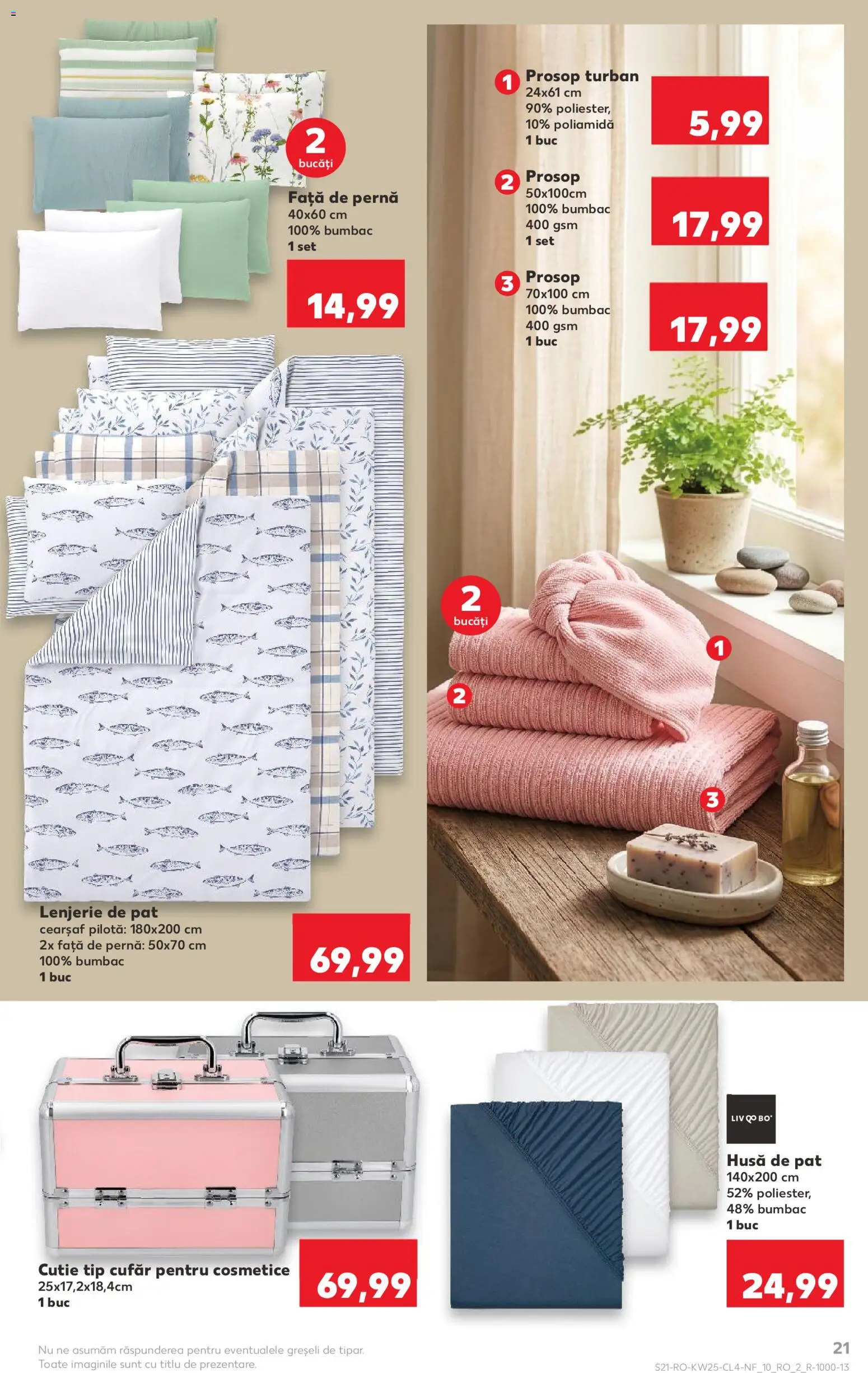 Catalog Kaufland 17 - 22 Iunie 2026 | Pagina 21 | Produse: Pat, Lenjerie de pat, Pilotă, Cutie