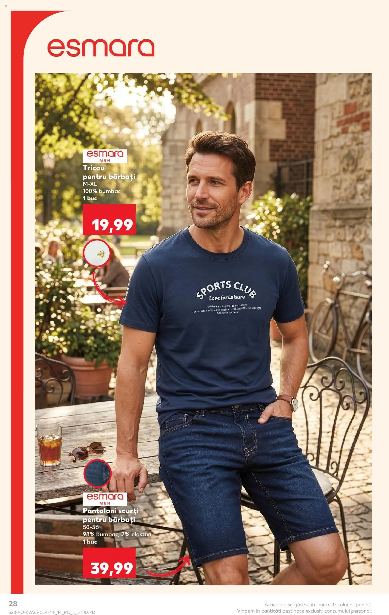Catalog Kaufland 17 - 22 Iunie 2026 | Pagina 28 | Produse: Kestane, Tricou, Pantaloni, Pantaloni scurți