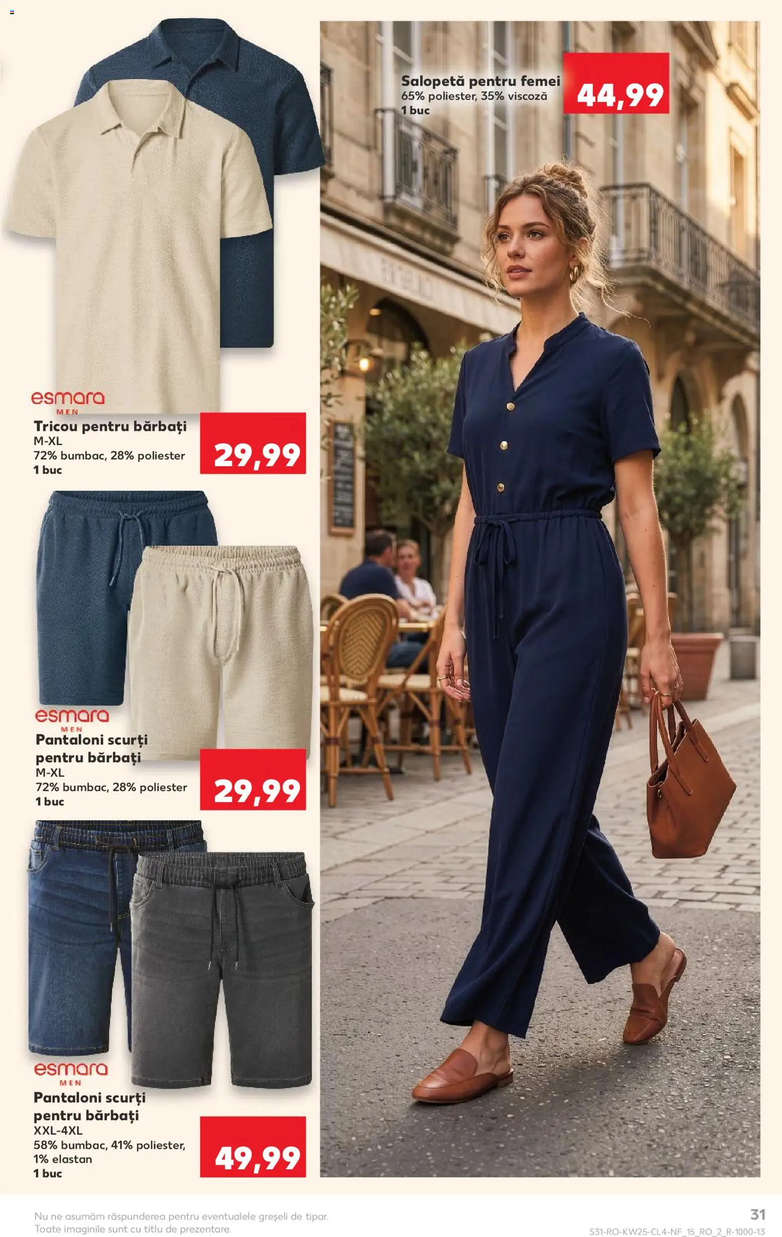 Catalog Kaufland 17 - 22 Iunie 2026 | Pagina 31 | Produse: Kestane, Tricou, Pantaloni, Pantaloni scurți