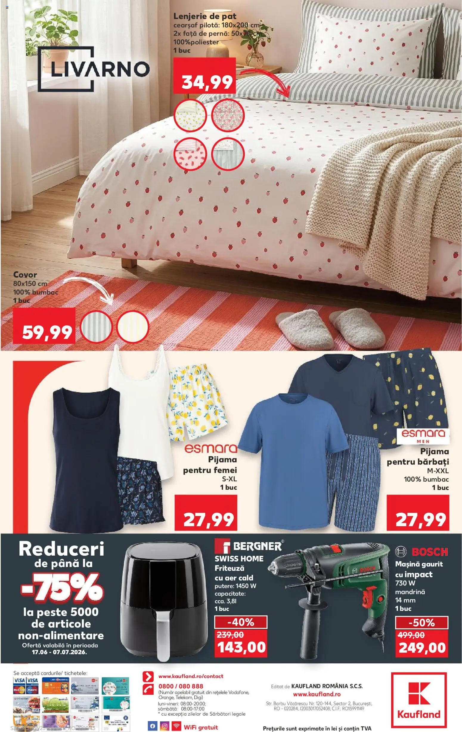 Catalog Kaufland 17 - 22 Iunie 2026 | Pagina 34 | Produse: Ginseng, Pat, Covor, Peluş Köpek Yatağı