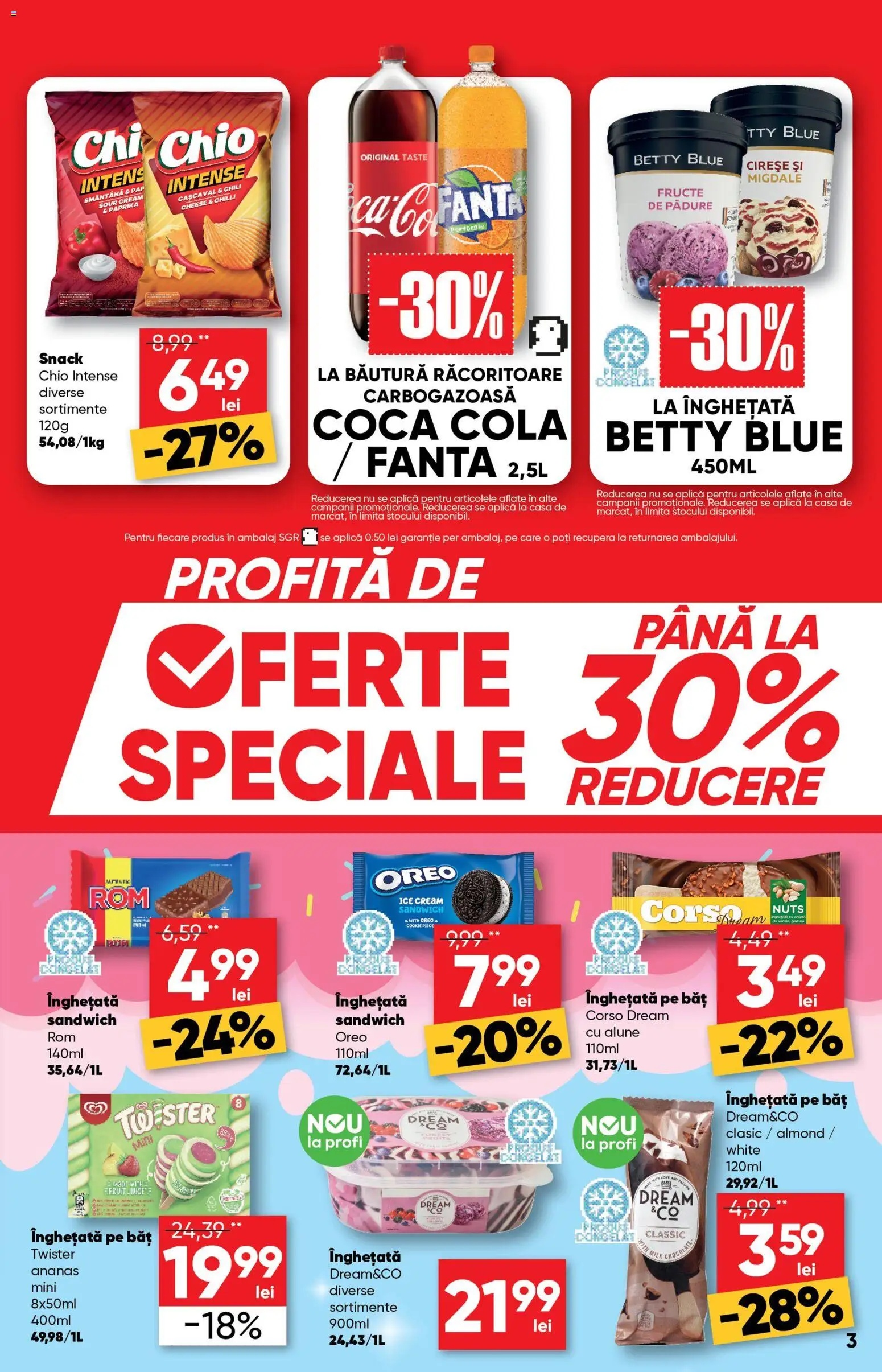 Catalog Profi 10 - 22 Iunie 2026 | Pagina 3 | Produse: Chilli, Cașcaval, Înghețată, Fructe