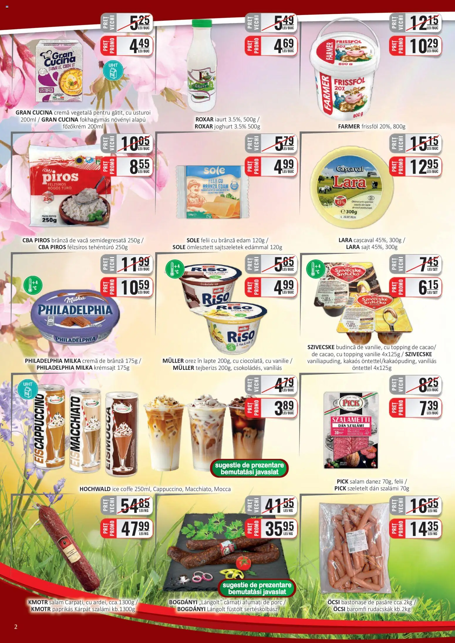 Catalog CBA 16 - 29 Iunie 2026 | Pagina 2 | Produse: Cașcaval, Cremă, Cremă de brânză, Usturoi