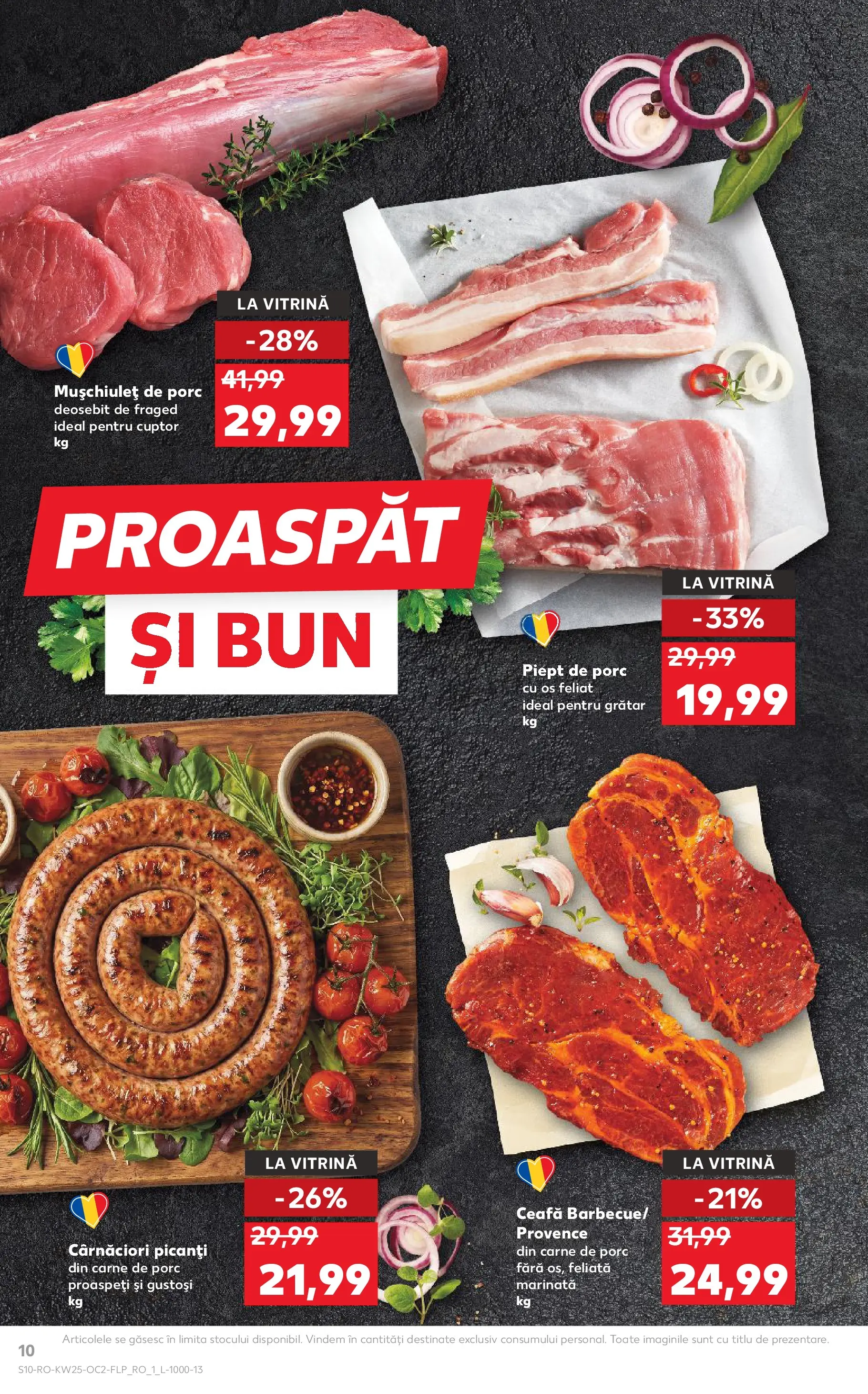 Catalog Kaufland 17 - 22 Iunie 2026 | Pagina 10 | Produse: Cuptor, Keçeli kalem, Grătar, Carne De Porc