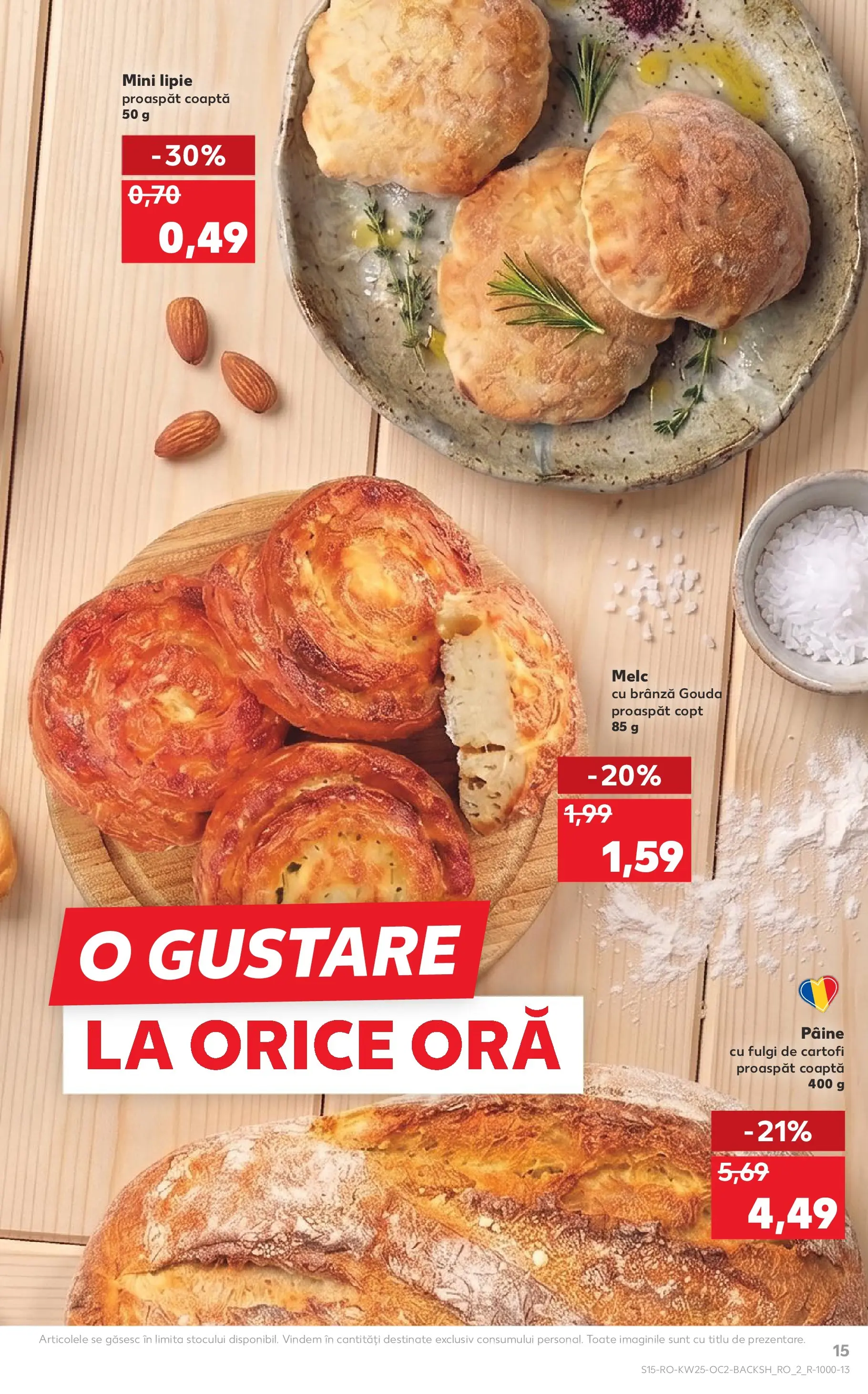 Catalog Kaufland 17 - 22 Iunie 2026 | Pagina 15 | Produse: Brânză, Pâine, Fulgi, Gouda